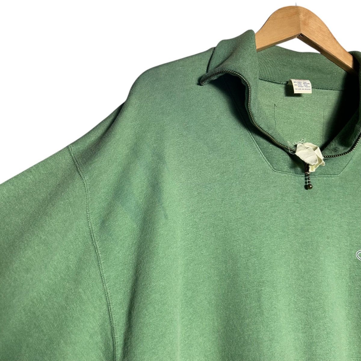 Champion Vintage Champion Spell Out Quarter Zip Sweatshirt Size US XL / EU 56 / 4 - 5 Thumbnail