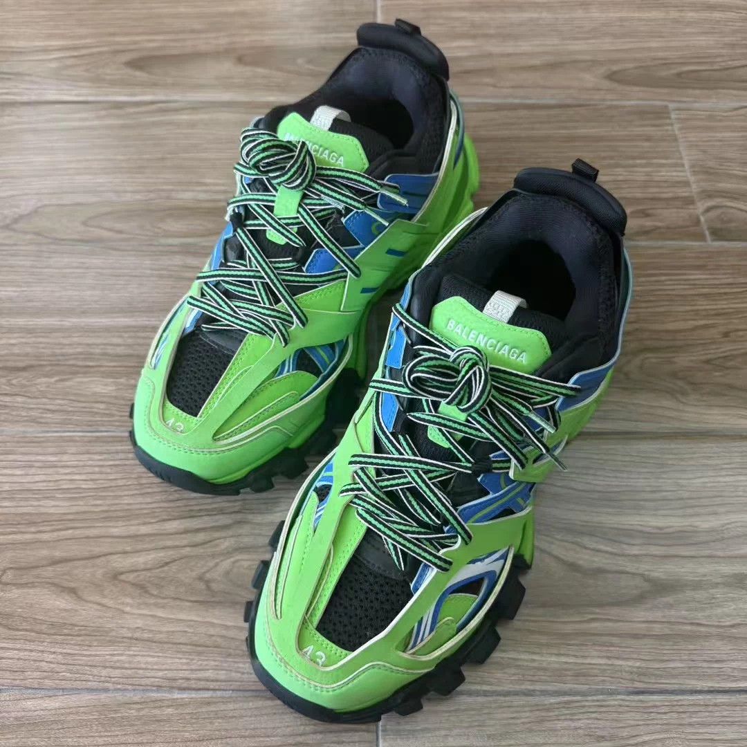 Balenciaga Balenciaga Track Sprite Blue Green 43 99 New Size US 9 / EU 42 - 1 Thumbnail