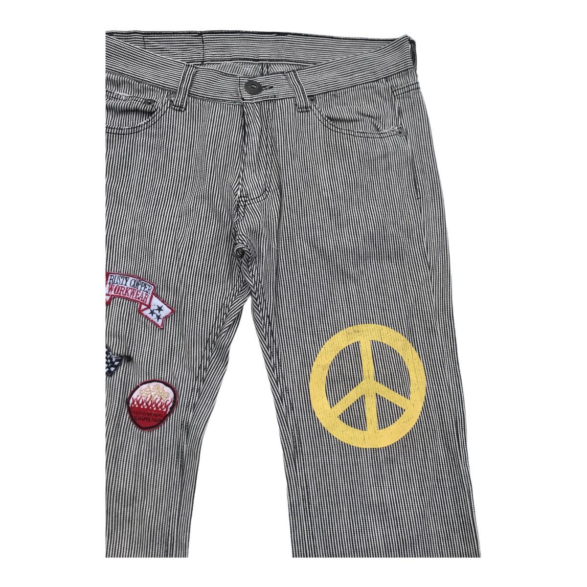 Other Peace Distressed Hickory Patches Pants Size US 32 / EU 48 - 4 Thumbnail