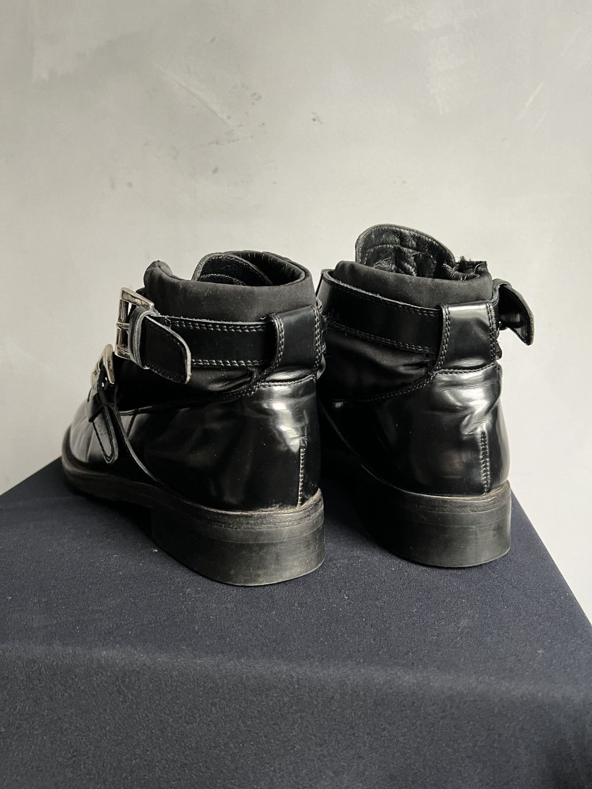 Prada Prada platform leather boots y2k Chelsea buckle Size US 6 / IT 36 - 6 Thumbnail