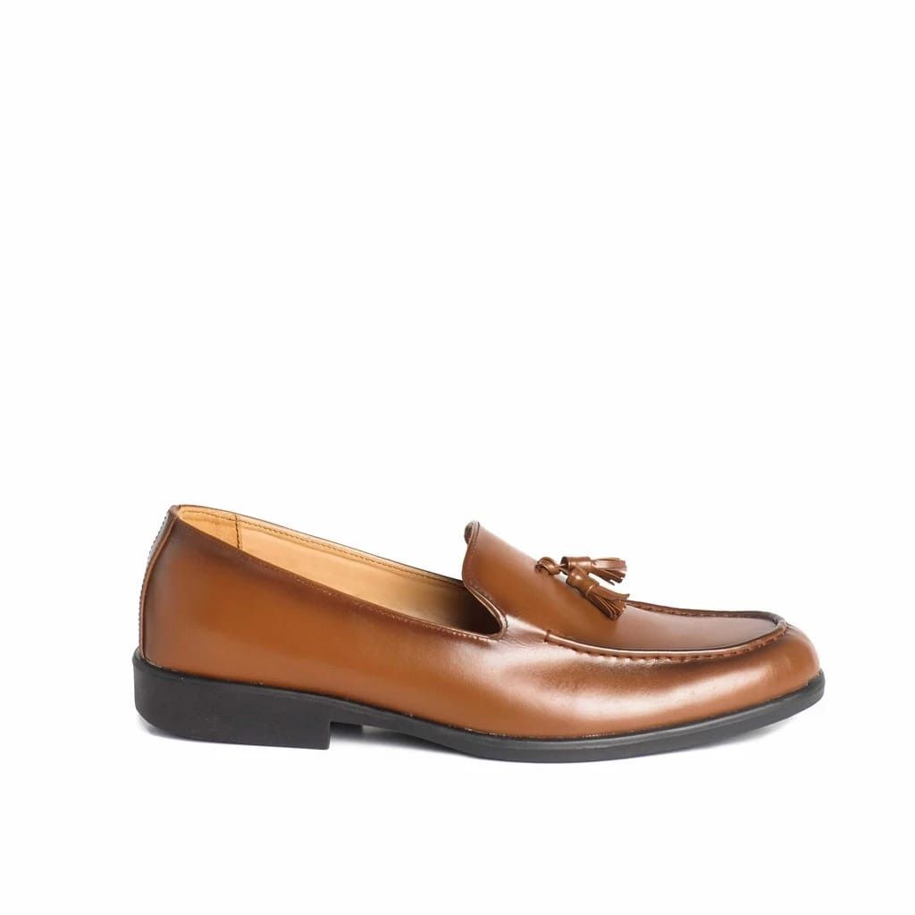 Designer Windsor Brown Leather Loafer Size US 10 / EU 43 - 2 Thumbnail