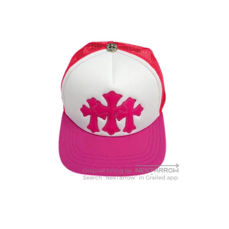 Chrome Hearts CHROME HEARTS Size OS Pink three-cross cap Size ONE SIZE - 1 Thumbnail
