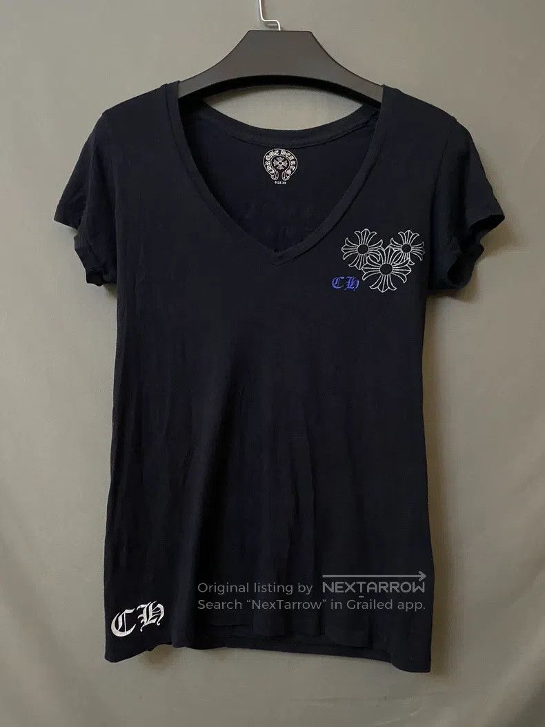 Chrome Hearts CHROME HEARTS Size XS Hot silver cross glitter blue Sanskri Size US XS / EU 42 / 0 - 4 Thumbnail