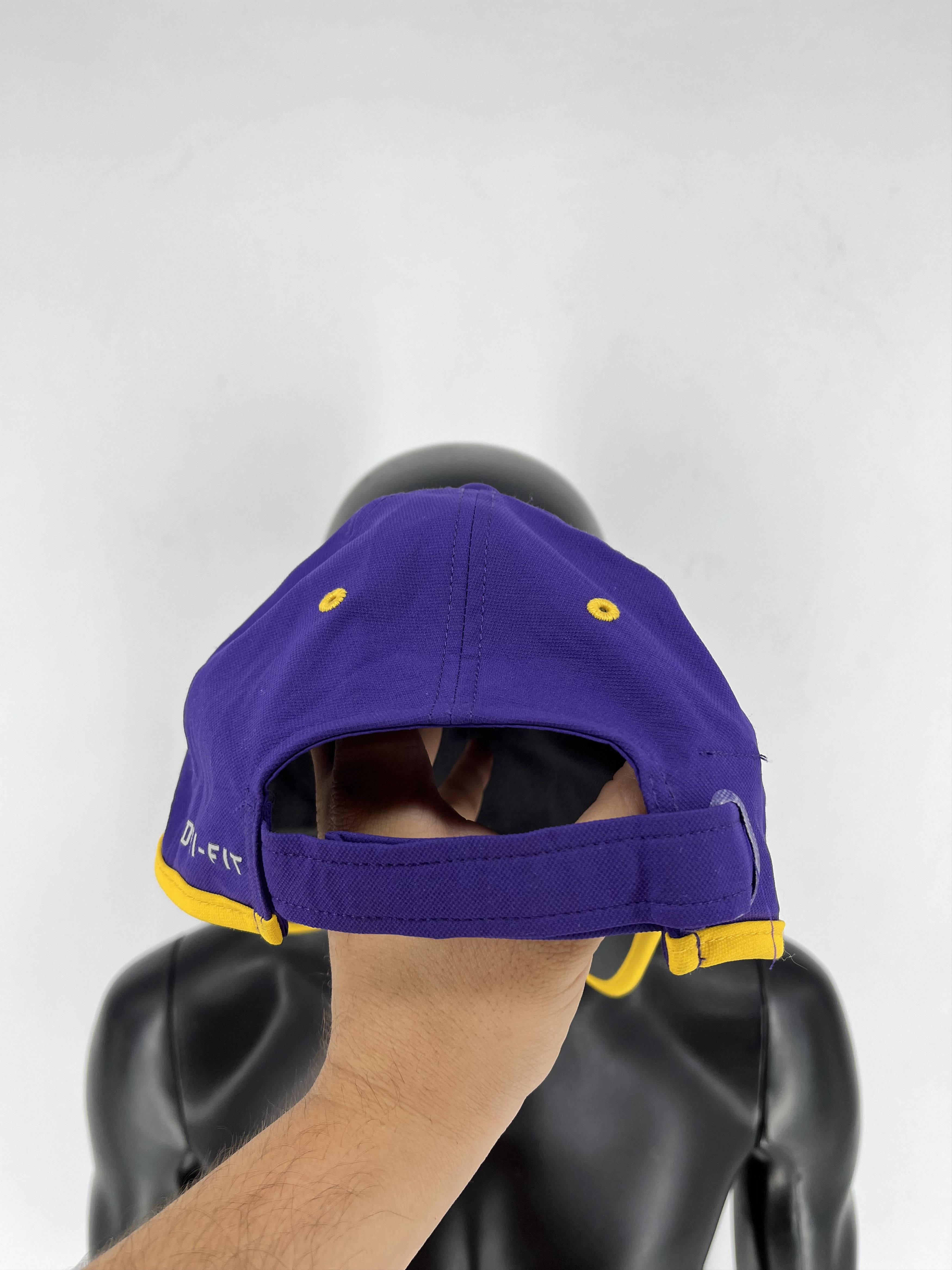 Nike LSU Tigers Nike Ball Cap Hat Adult One Size Purple Gold Size ONE SIZE - 5 Thumbnail