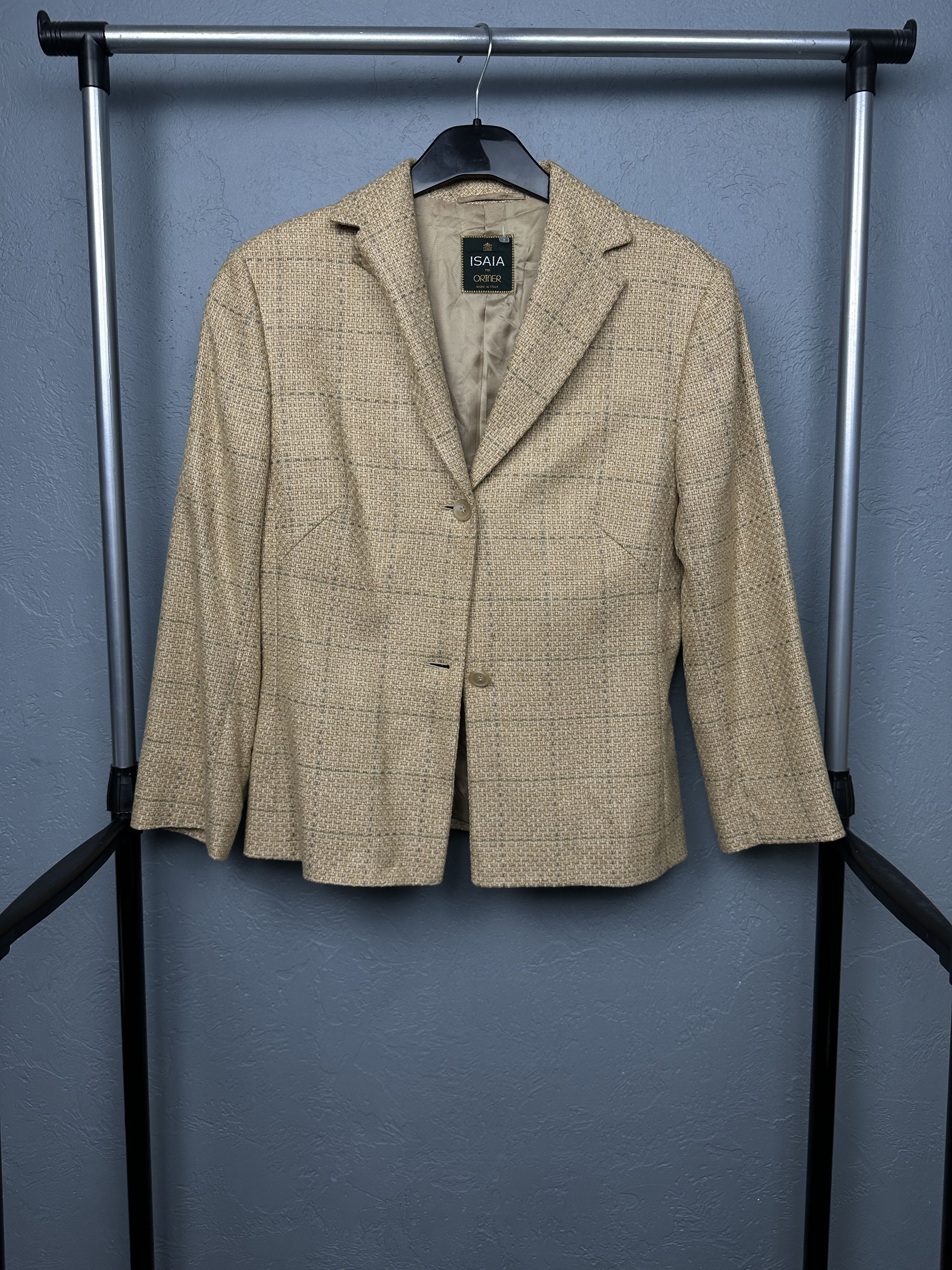 Isaia Isaia Napolii Womens Cashmere Wool Blazer Jacket Size XL / US 12-14 / IT 48-50 - 1 Thumbnail
