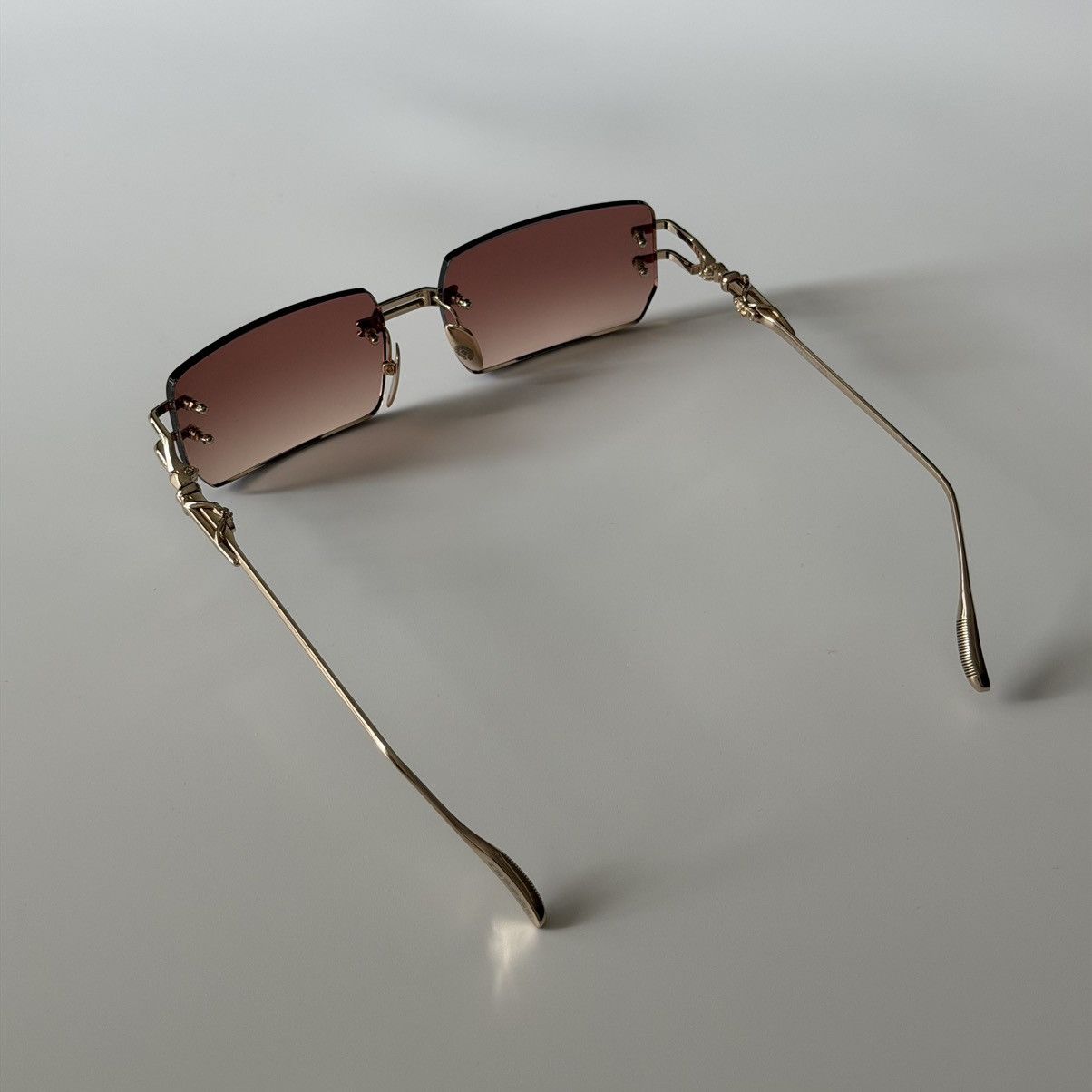 Chrome Hearts CHROME HEARTS LORDIE GOLD PLATED SUNGLASSES Size ONE SIZE - 2 Thumbnail