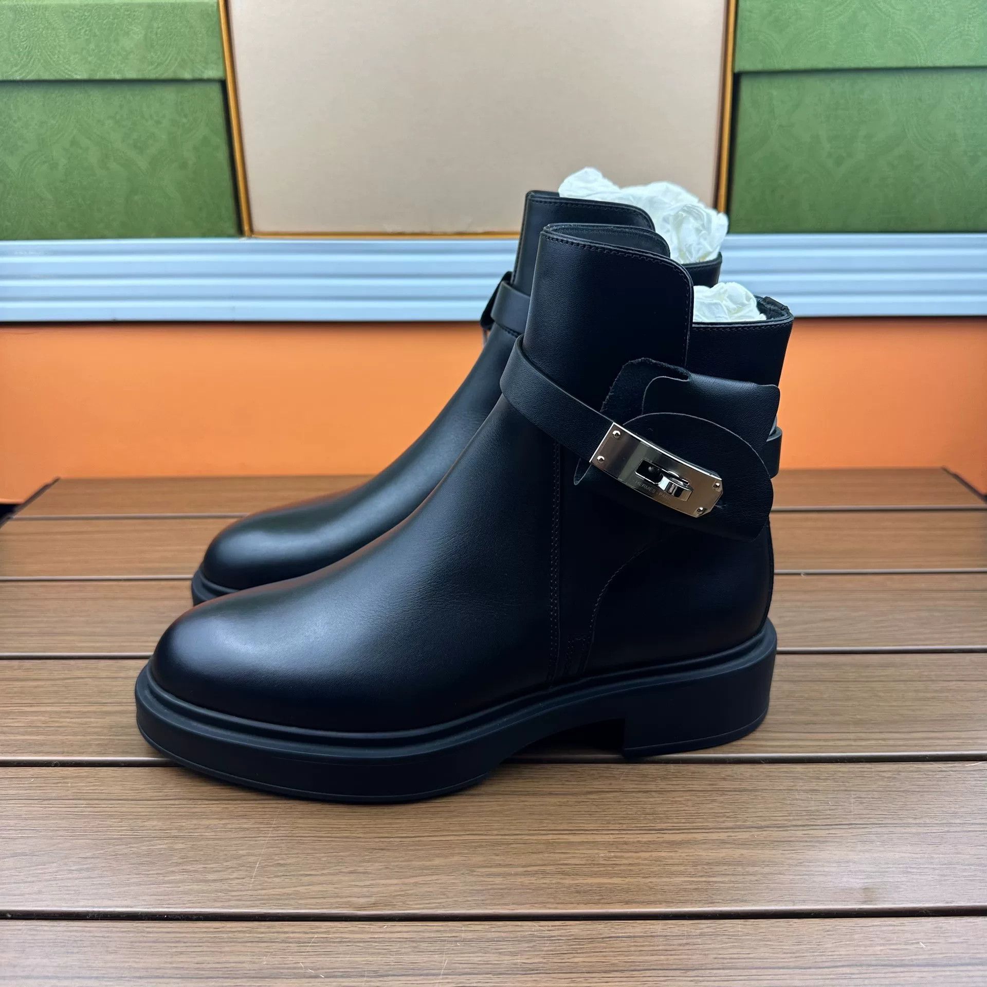 Hermes Hermes Silver Boots it_35-5 Women Size US 5.5 / IT 35.5 - 1 Thumbnail