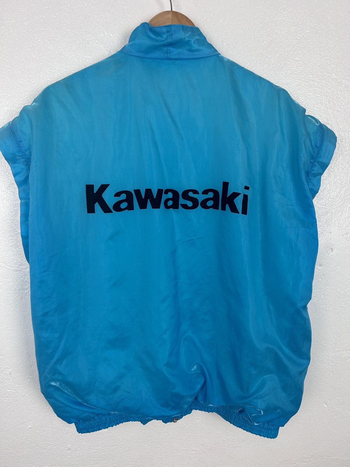 Vintage 80s Vintage Kawasaki Shiny 1100ccm3 Transformer Moto Jacket Size US XL / EU 56 / 4 - 10 Thumbnail