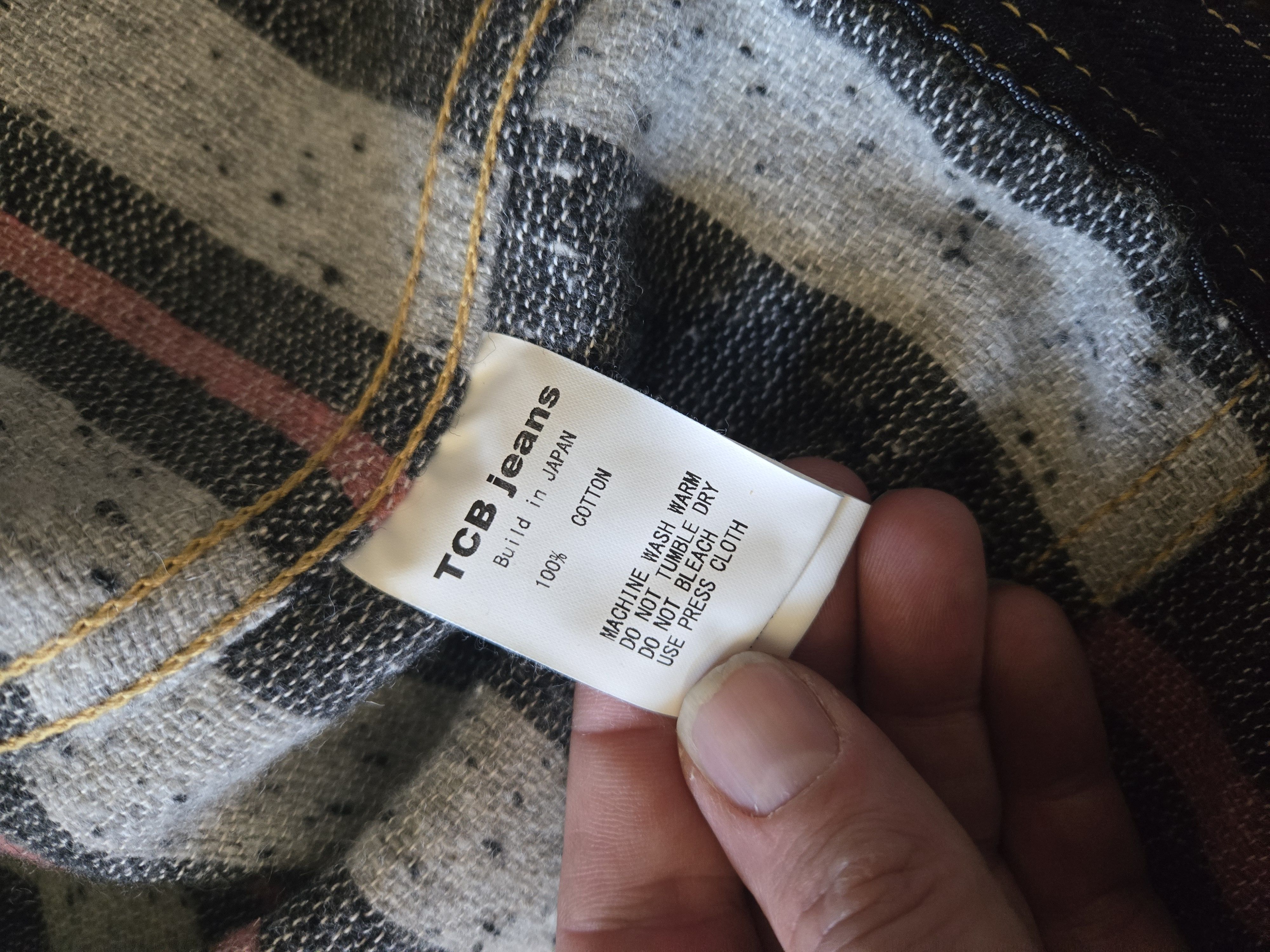 TCB Jeans Storm Cat's Drive Wool Lined Sz 48 Size US L / EU 52-54 / 3 - 2 Thumbnail