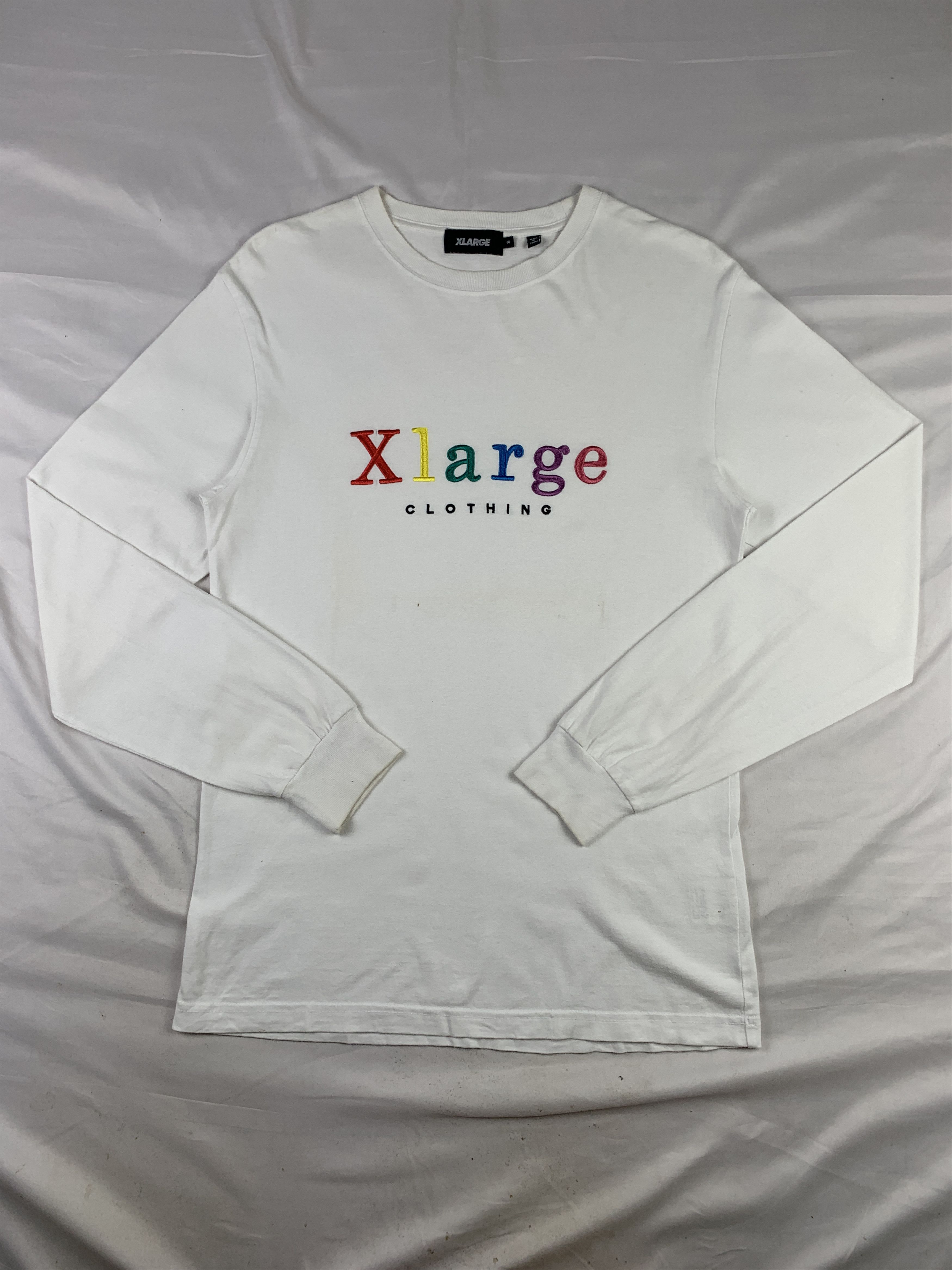Xlarge XLARGE White Rip-off Longsleeve Tee (S) Size US S / EU 44-46 / 1 - 1 Thumbnail