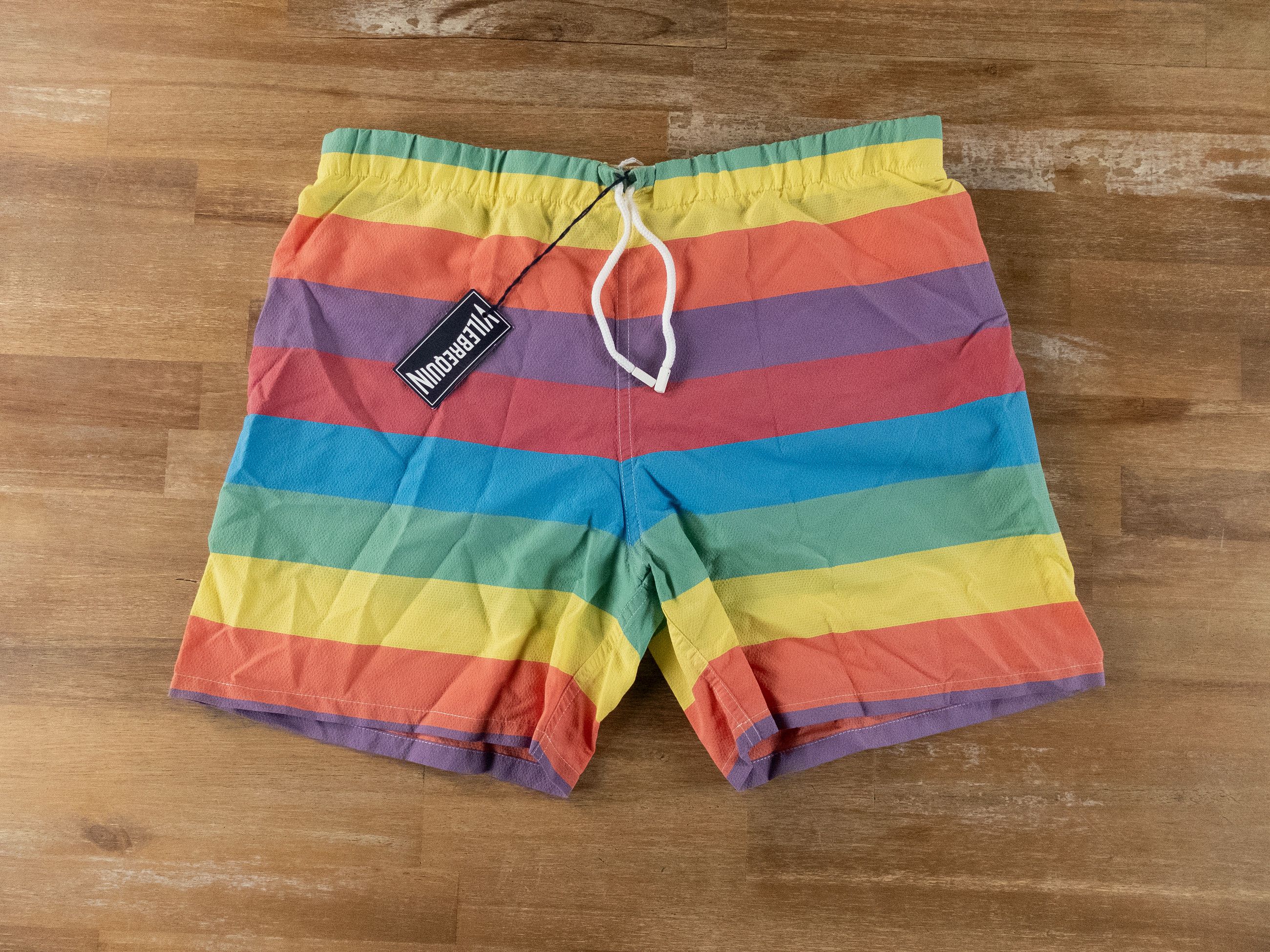 Vilebrequin VILEBREQUIN Mahiti colorful striped swim shorts pride gay Size US 32 / EU 48 - 1 Thumbnail