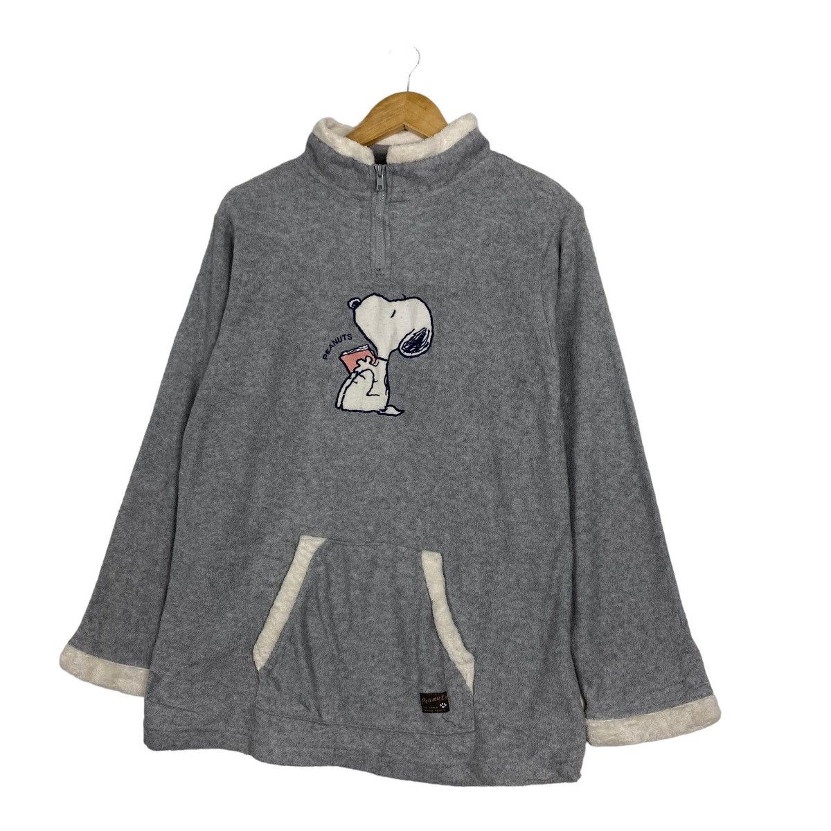 Disney × Peanuts × Warner Bros Peanuts Big Logo Crewneck Fleece Size US M / EU 48-50 / 2 - 2 Thumbnail