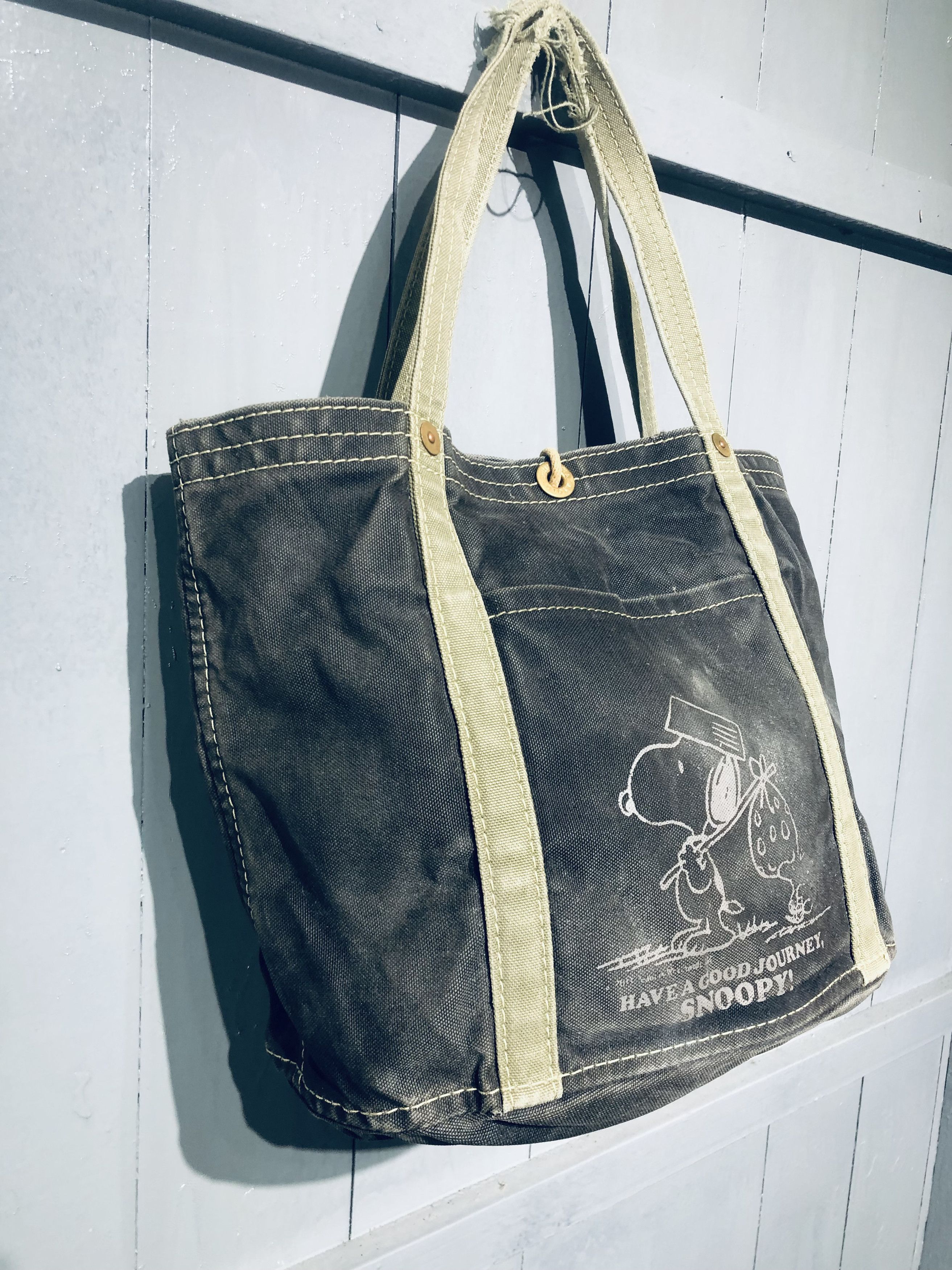 Canvas × Ichizawa Shinzaburo Hanpu × Peanuts SNOOPY X JAPANESE ICHIZAWASHINZABUROHANPU CANVAS TOTEBAG Size ONE SIZE - 2 Thumbnail