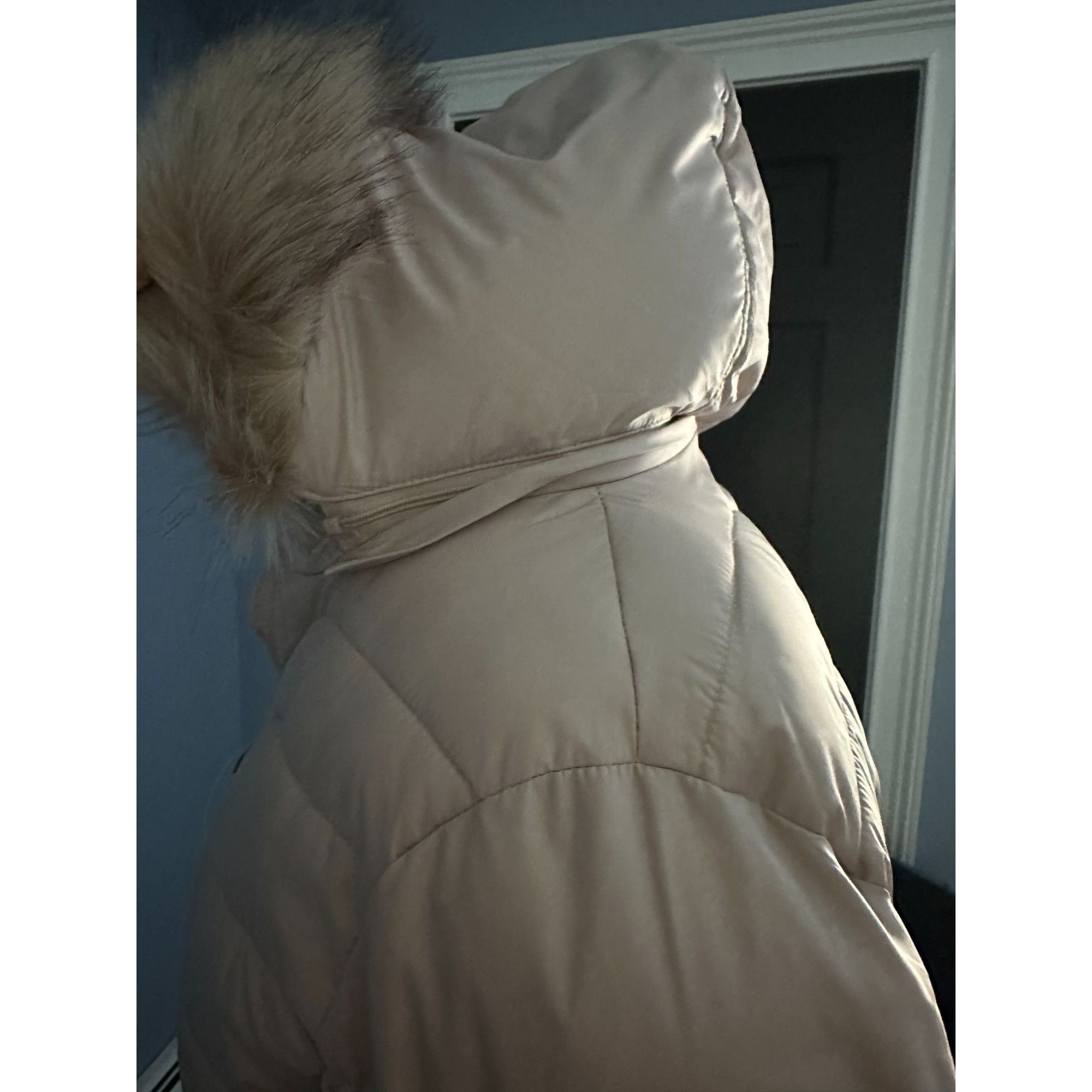 Other NWT Larry Levine Quilted Puffer Down Coat with Sherpa Lining Size XS / US 0-2 / IT 36-38 - 3 Thumbnail