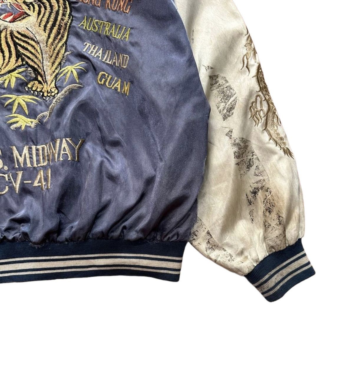 Japanese Brand × Vintage Vtg Ten Carat (West-Pac Tour) Embroidered Rayon Jacket Size US M / EU 48-50 / 2 - 14 Thumbnail