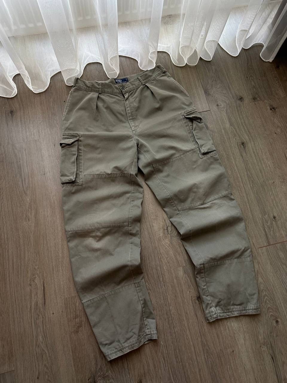 Polo Ralph Lauren × Vintage Vintage Polo Ralph Lauren Khaki PRL Cargo Pants Size US 36 / EU 52 - 6 Thumbnail