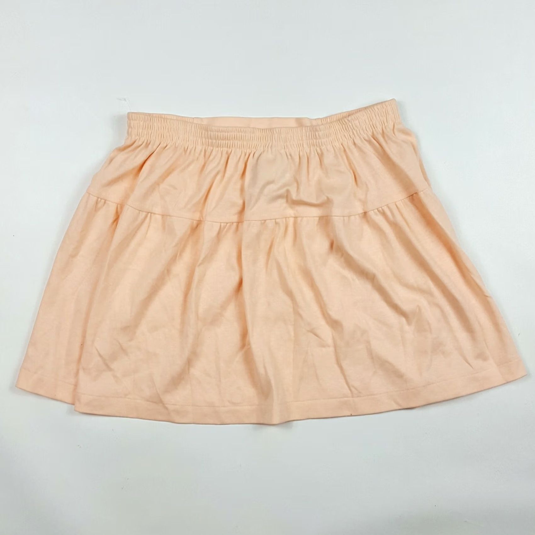Prince VINTAGE Prince Sports Women's M Peach Tennis Golf Athletic Mini Skirt Short All Seasons Elastic Waist Logo Embroidered 90s Retro Womens Size 32" / US 10 / IT 46 - 3 Thumbnail