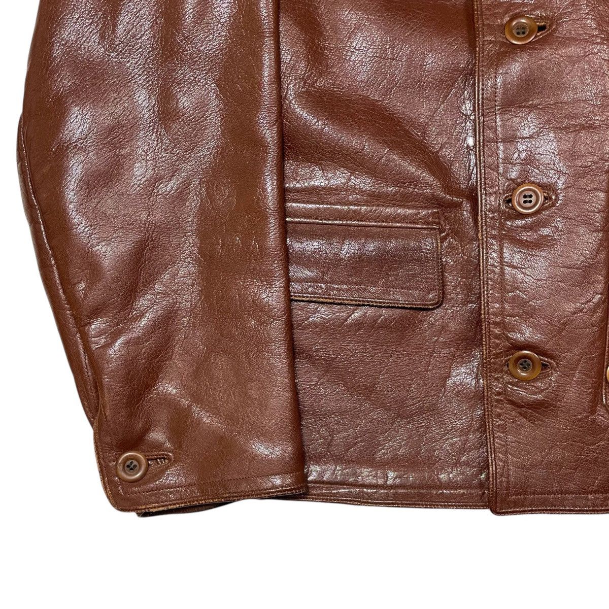 Vintage 1940s Swedish Goatskin Jacket - Medium Size US M / EU 48-50 / 2 - 5 Thumbnail