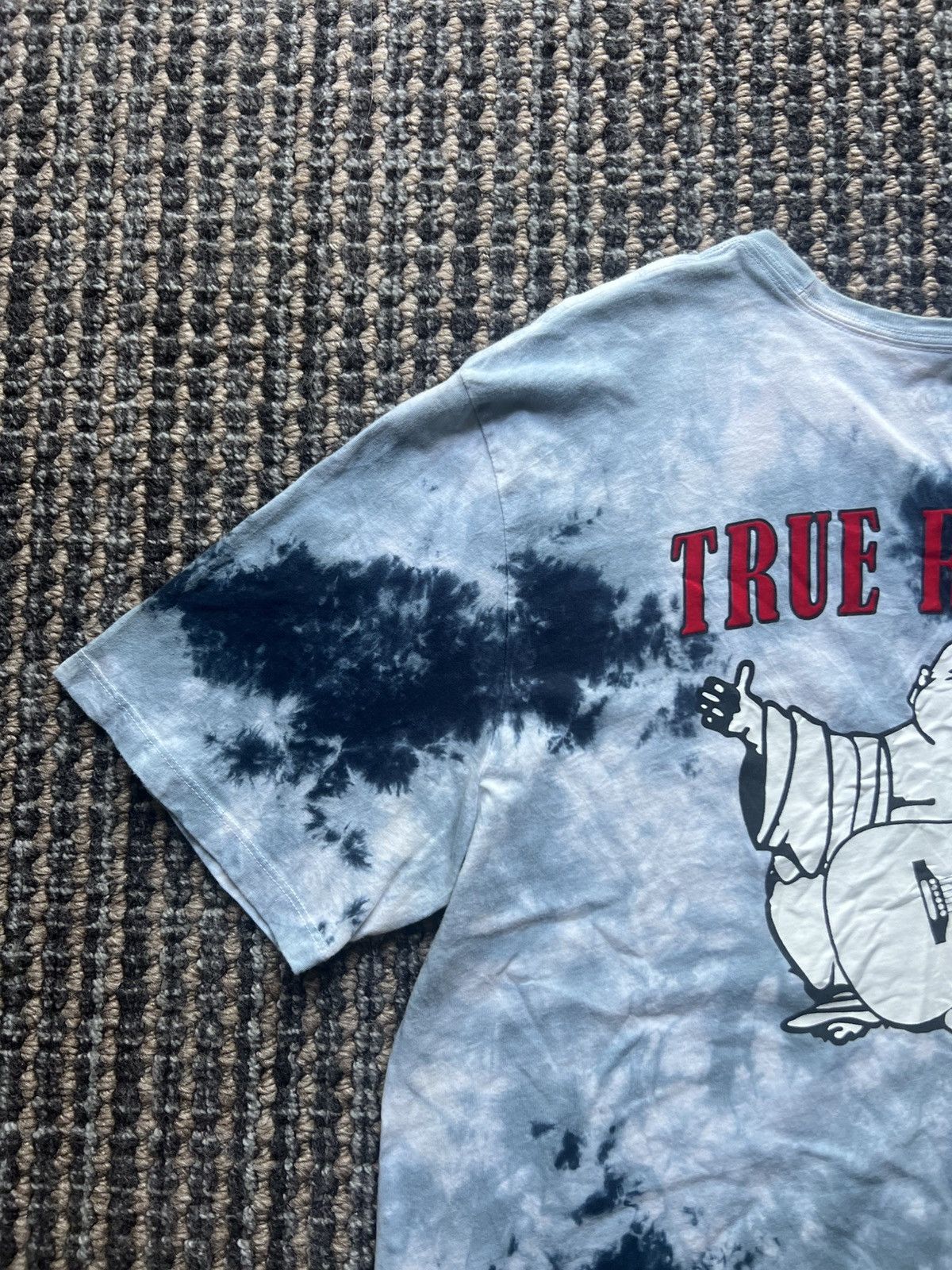 True Religion True Religion Buddha Big Logo Rare Tee Tie-Dye Size US XXL / EU 58 / 5 - 4 Thumbnail