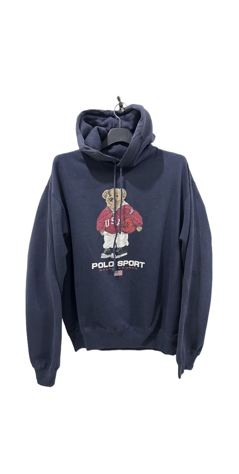 Polo Ralph Lauren 90 s Polo Sport Bear MADE USA Hoodie Grailed