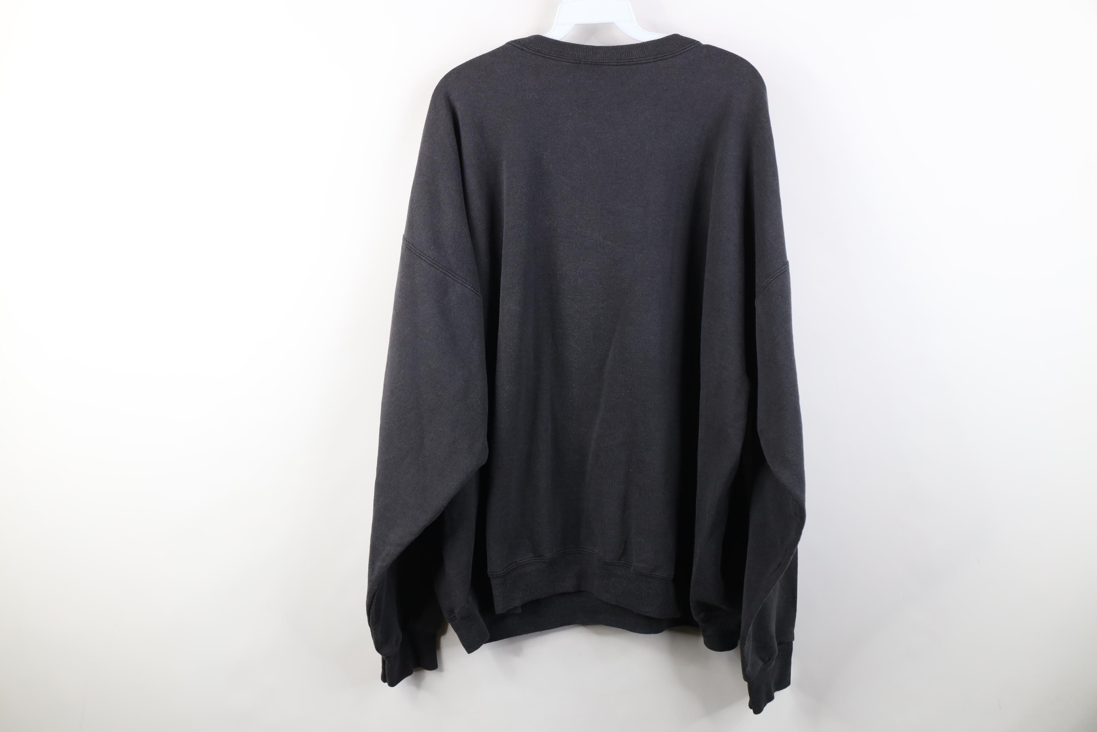 Champion Vintage 90s Champion Spell Out Crewneck Sweatshirt Black Size US XXL / EU 58 / 5 - 13 Thumbnail