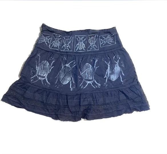 Japanese Brand × Other × Vintage Beetle Printed Mini Skirt 1 of 1 Size 28" / US 6 / IT 42 - 2 Thumbnail