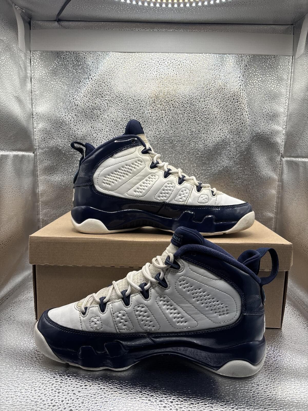 Jordan Brand Air Jordan 9 pearl blue GS Size US 7 / EU 40 - 5 Thumbnail