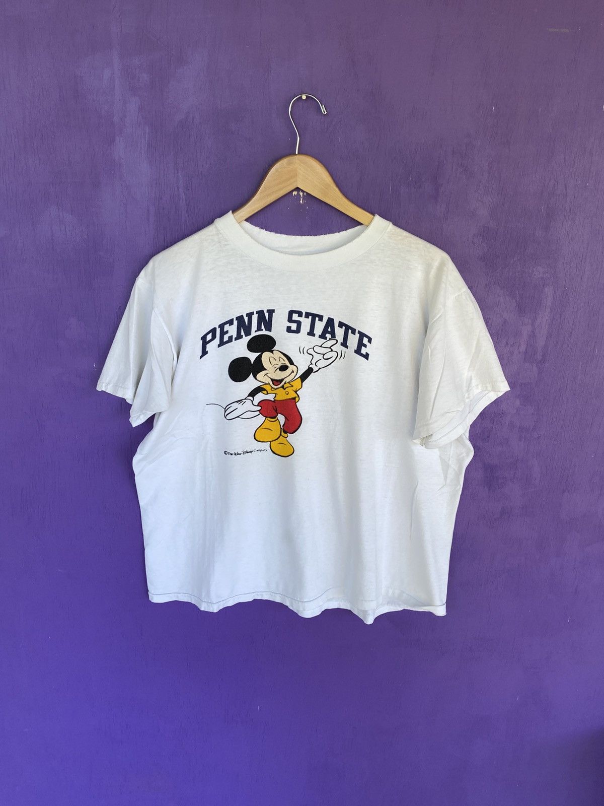 Champion Vintage 80s Champion Penn state mickey mouse t-shirt Size US L / EU 52-54 / 3 - 1 Thumbnail
