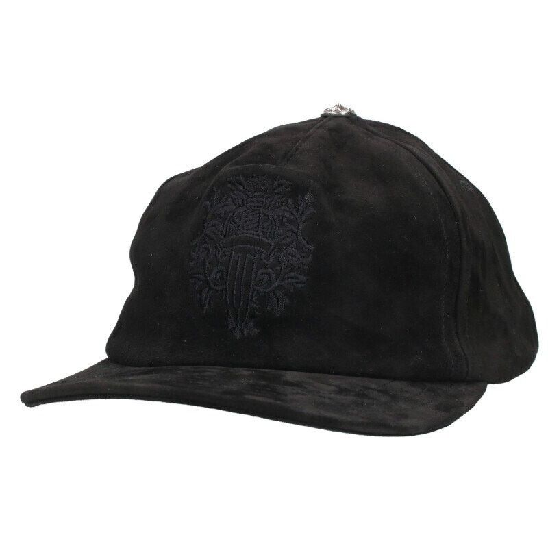 Chrome Hearts Chrome Hearts Suede Leather 5 Panel Cap | Grailed