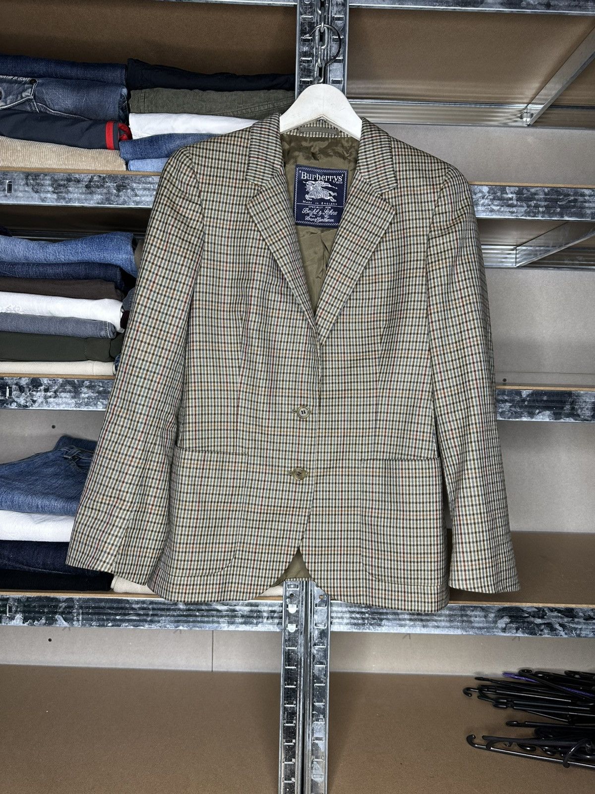 Burberry Burberrys’ Wool Blazer Jacket Vintage Check Women’s 10R Size M / US 6-8 / IT 42-44 - 1 Thumbnail