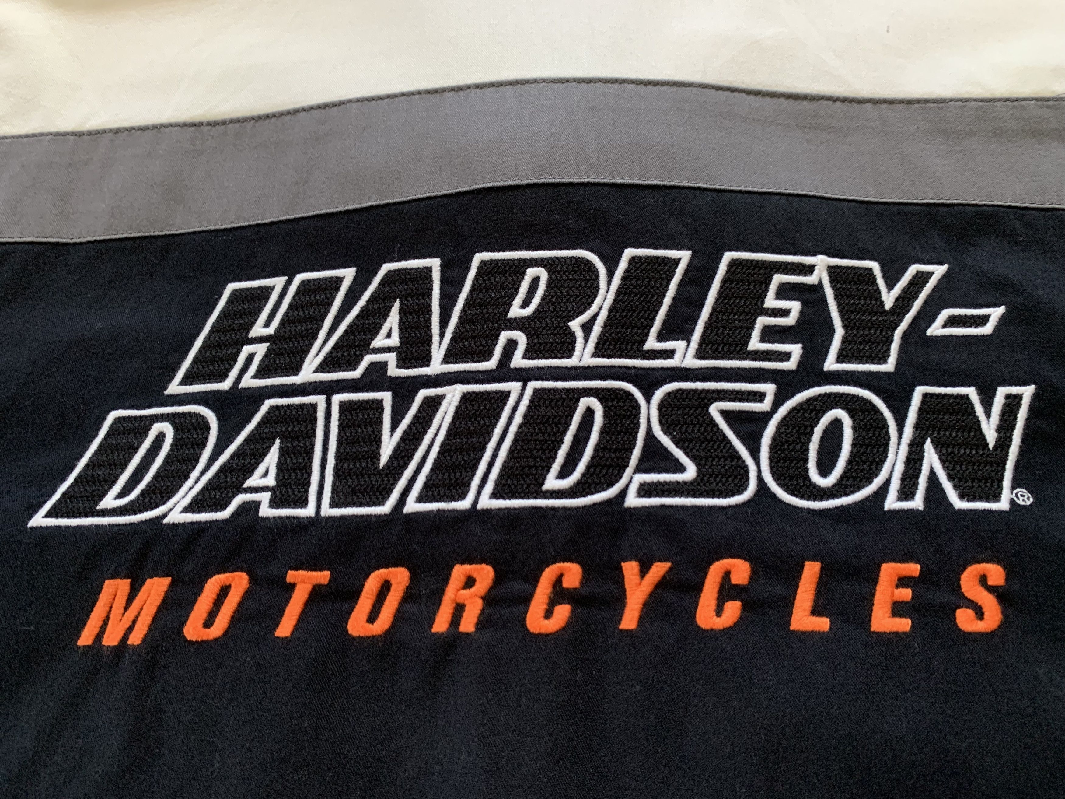 Harley Davidson Harley Davidson Cotton Spell Out Sleeveless Cut Off Shirt Size US XL / EU 56 / 4 - 7 Thumbnail