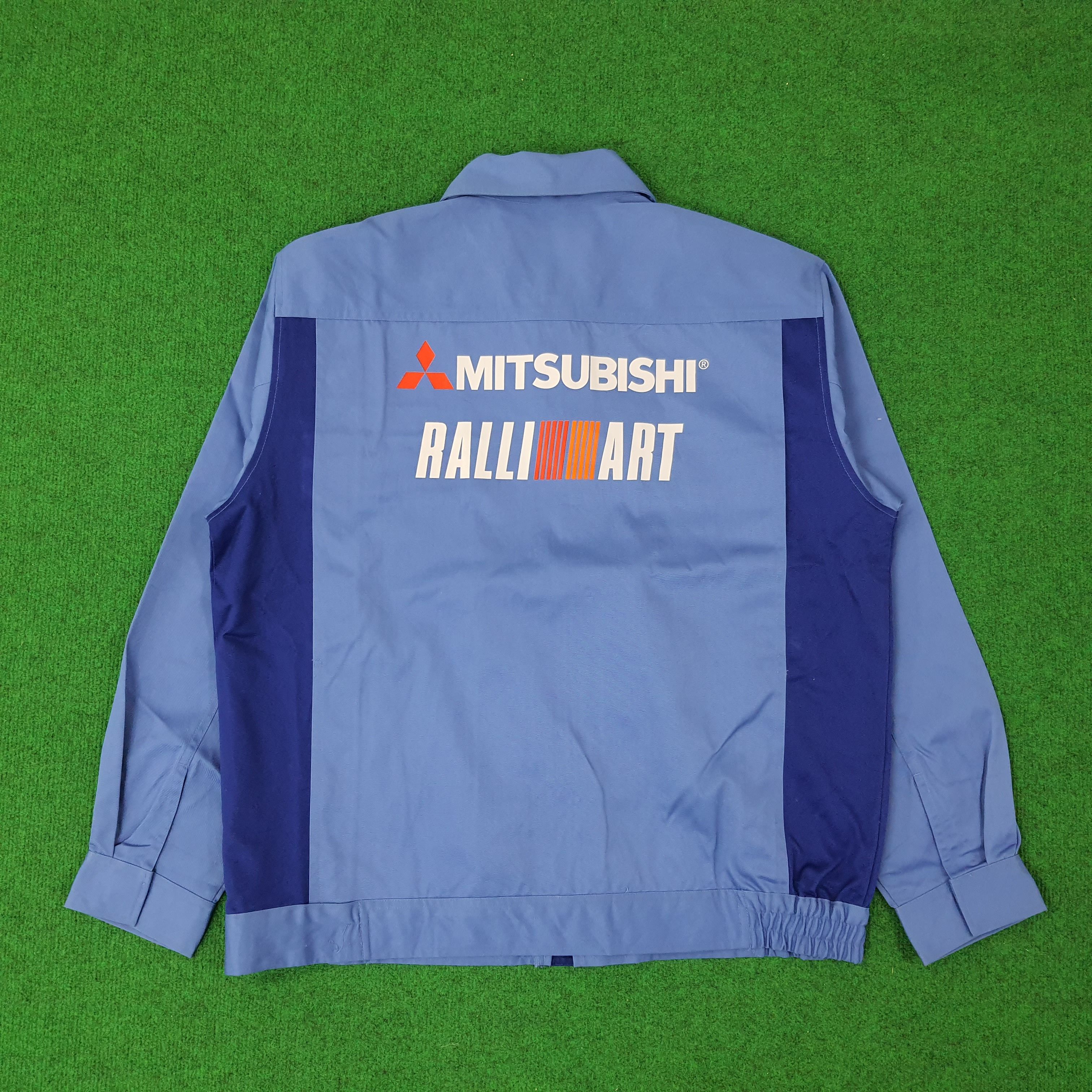 Japanese Brand Vintage Mitsubishi RalliArt Racing Sports Jacket C246N16 Size US L / EU 52-54 / 3 - 1 Thumbnail