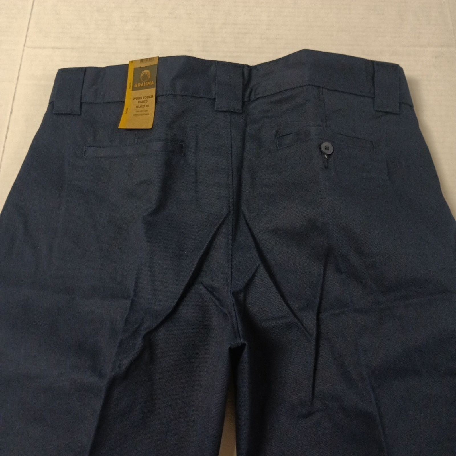 Other Brahma Men's Work Tough Pants Size 36x32 Blue Relaxed Fit Size US 36 / EU 52 - 7 Thumbnail