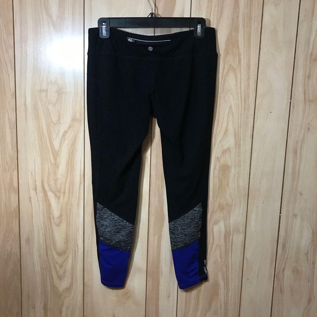 Other Tangerine Black Capri Leggings with Back Reflective Strips S Size 29" - 2 Thumbnail