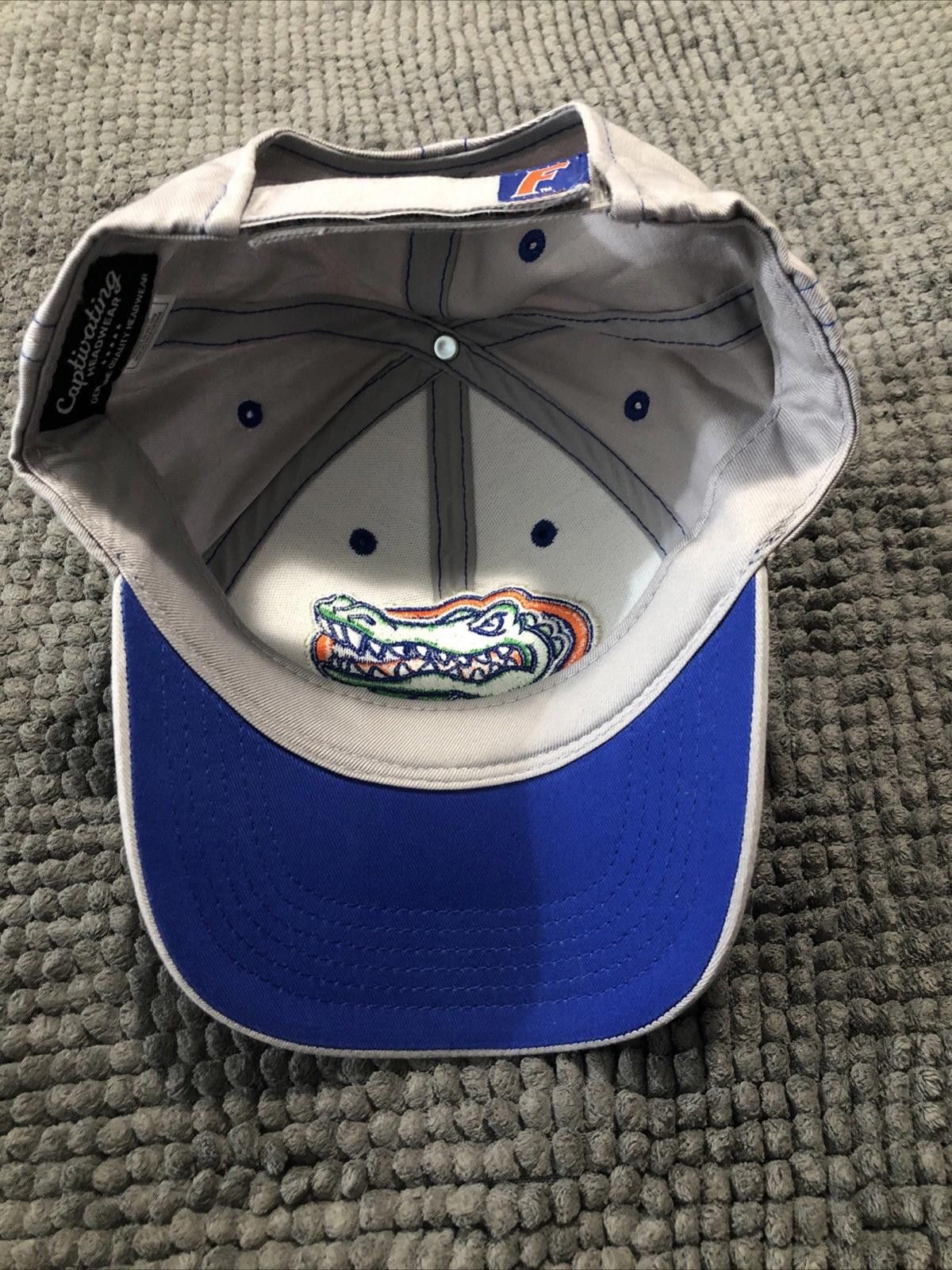 Designer Florida Gators NCAA Captivating UF Hat Cap Gator Gray Size ONE SIZE - 4 Thumbnail