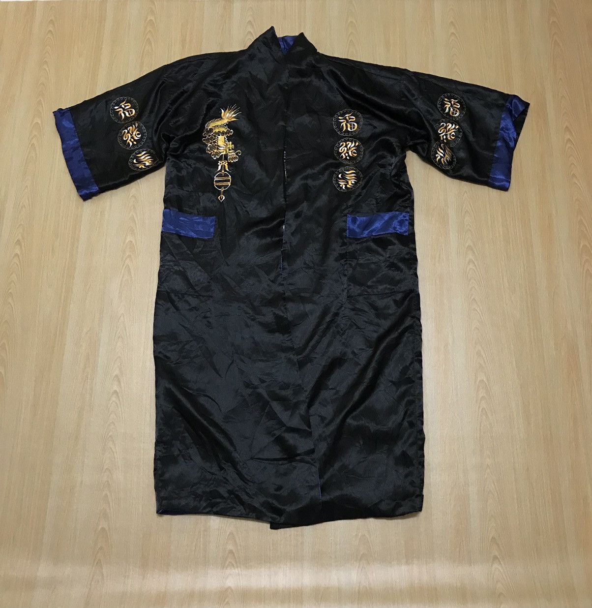 Japanese Brand Vintage Pyajamas Silk Reversible Dragon Size US M / EU 48-50 / 2 - 9 Thumbnail