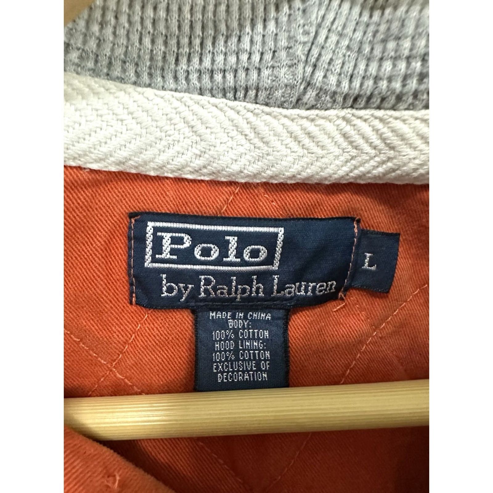 Polo Ralph Lauren VTG 90s Polo Ralph Lauren Ski Patrol Mt Div Hooded Pullover Rugby Sweatshirt L Orange Mens Polo Shirt Hoodie Size US L / EU 52-54 / 3 - 3 Thumbnail