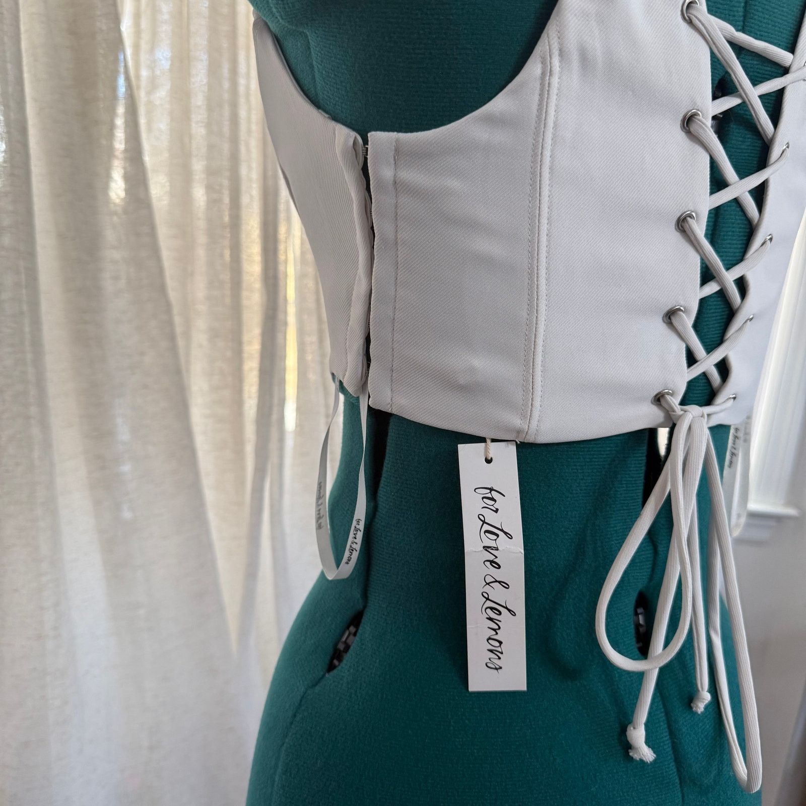For Love & Lemons For Love & Lemons Structured Corset Top | Sz M, NWT Size M / US 6-8 / IT 42-44 - 6 Thumbnail