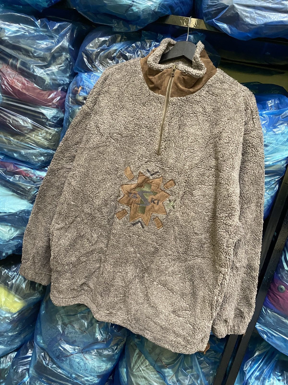 Urban Outfitters VINTAGE T & SKI ORIGINAL 1/4 ZIPPER FLEECE JACKET Size US M / EU 48-50 / 2 - 2 Thumbnail