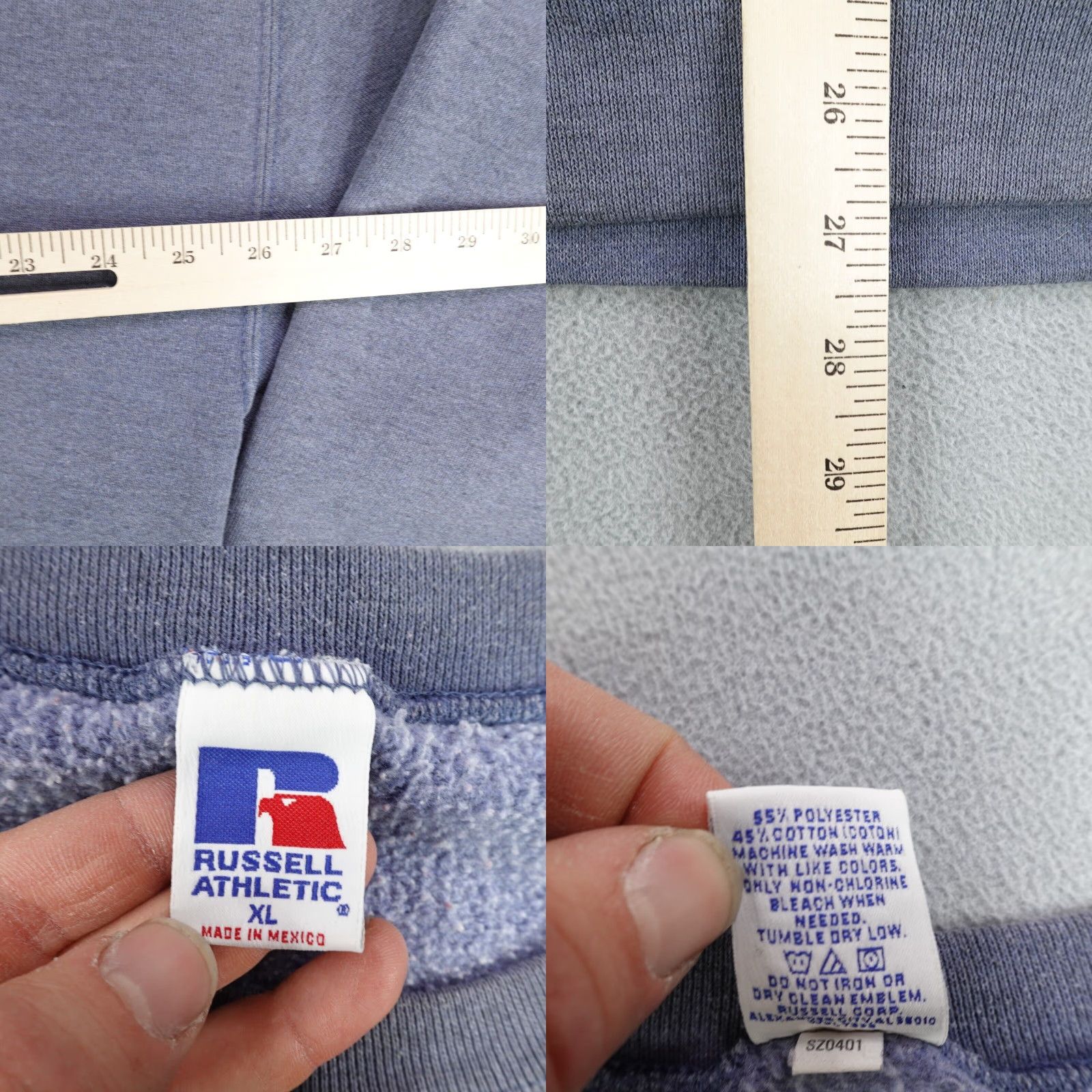 Russell Athletic VINTAGE Russell Athletic Sweatshirt Mens XL Blue Crewneck Pullover Y2K Logo Sports Outdoor Size US XL / EU 56 / 4 - 8 Thumbnail