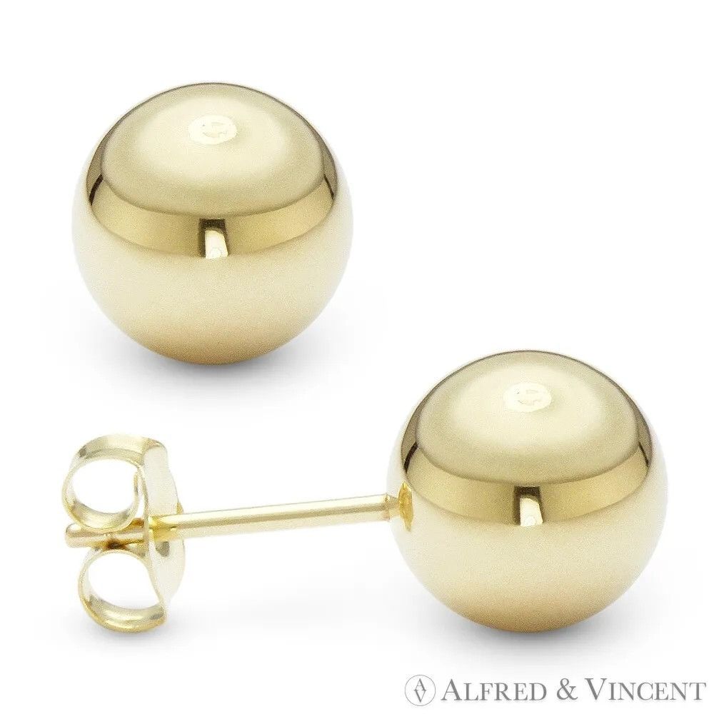 Other 5mm Polished Lightweight Hollow-Ball Stud Earrings Size ONE SIZE - 1 Preview