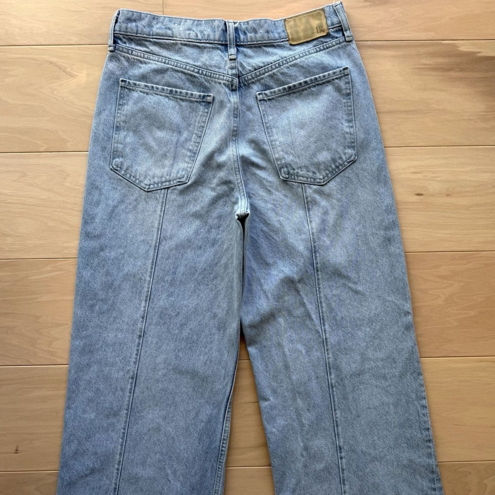 Banana Republic Banana Republic Jeans Women's 30 Blue Flare Bell Bottom Glam 90s New York Denim Cotton Zip Button Pocket Womens Regular Size 30- Inseam 33 in Size 30" / US 8 / IT 44 - 7 Thumbnail