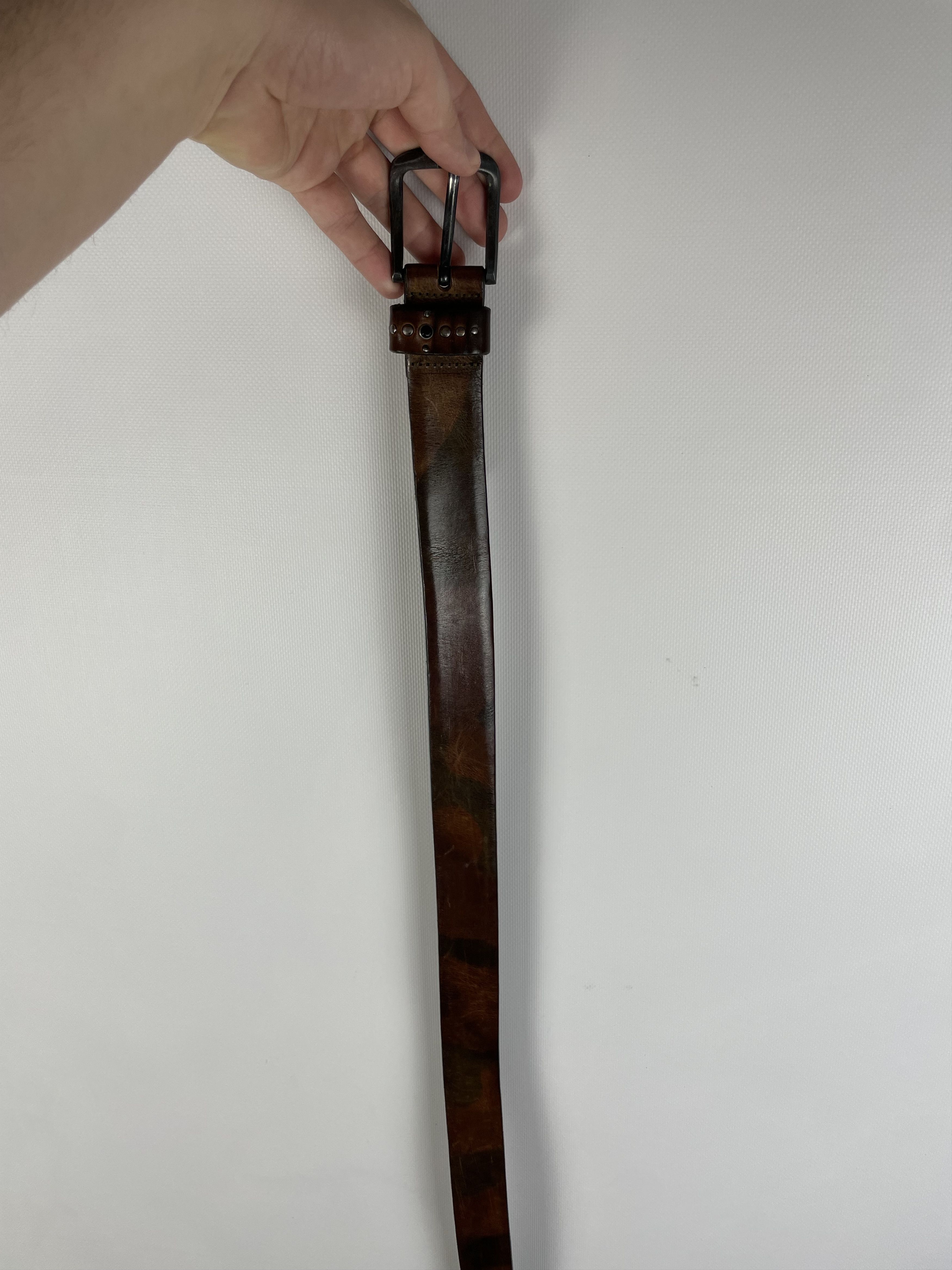 Diesel Vintage Leather Diesel Belt Size ONE SIZE - 3 Thumbnail