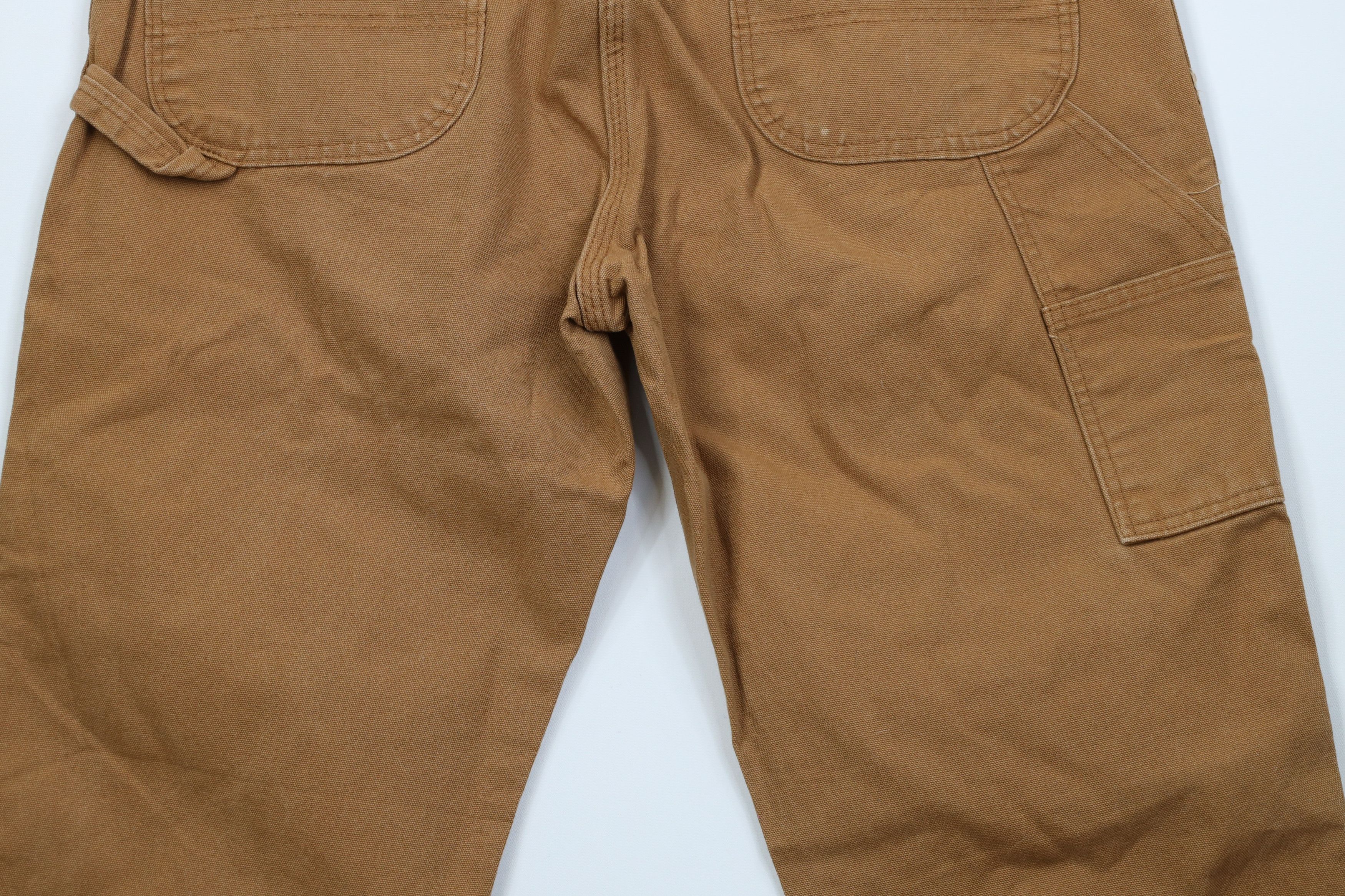 Dickies Vintage Y2K Dickies Wide Leg Canvas Dungaree Pants Brown Size US 38 / EU 54 - 12 Thumbnail