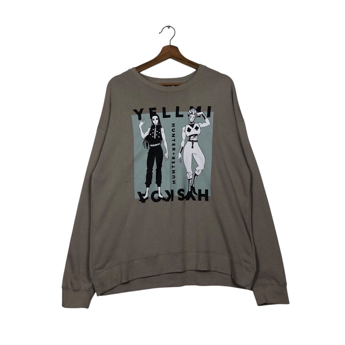Cartoon Network 📌Vintage Sweatshirt Hunter X Hunter Cartoon Big Logo Size US L / EU 52-54 / 3 - 2 Thumbnail