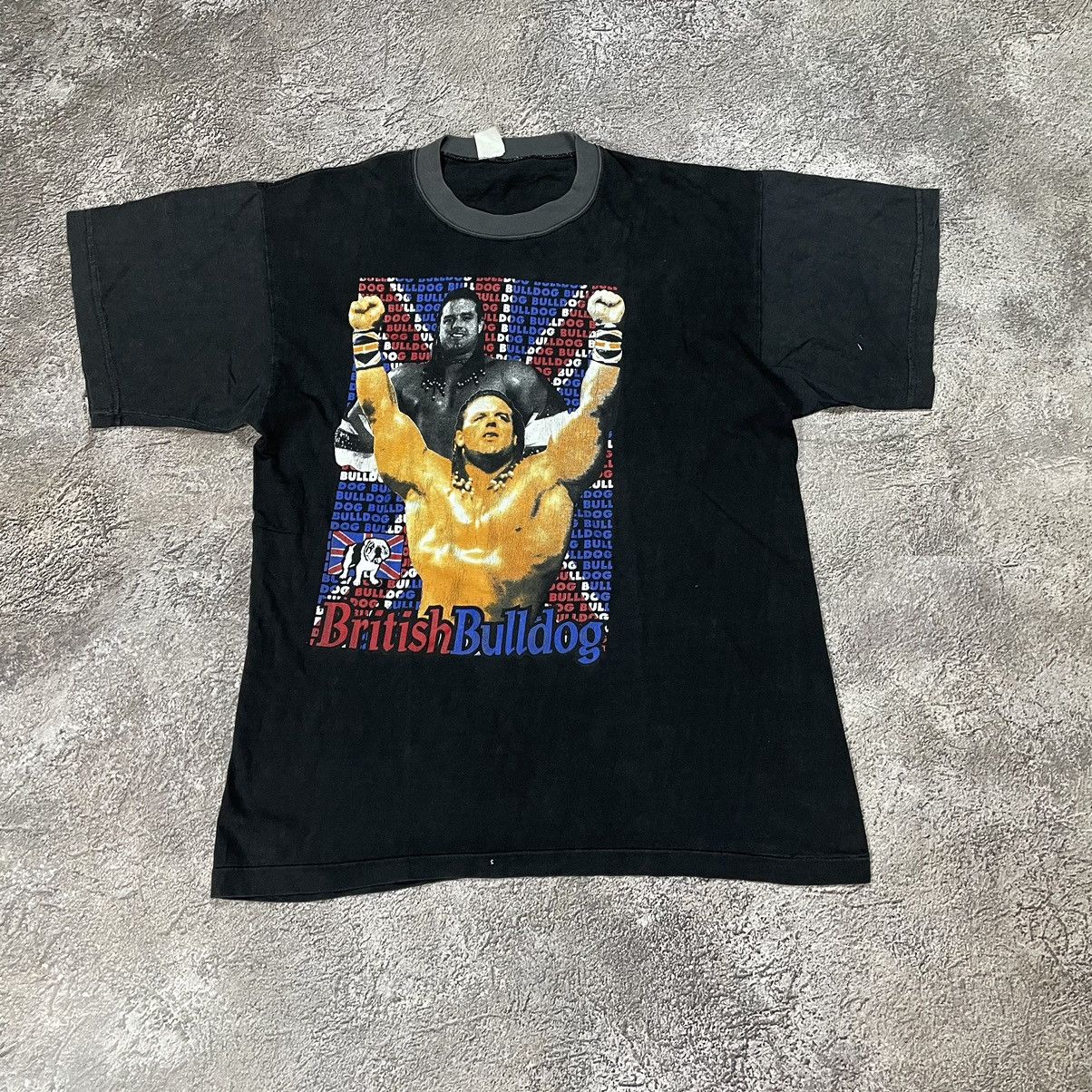 Vintage Vintage Y2K WWE British Bulldog Graphic Tee Grunge Cropped M Size US M / EU 48-50 / 2 - 3 Thumbnail