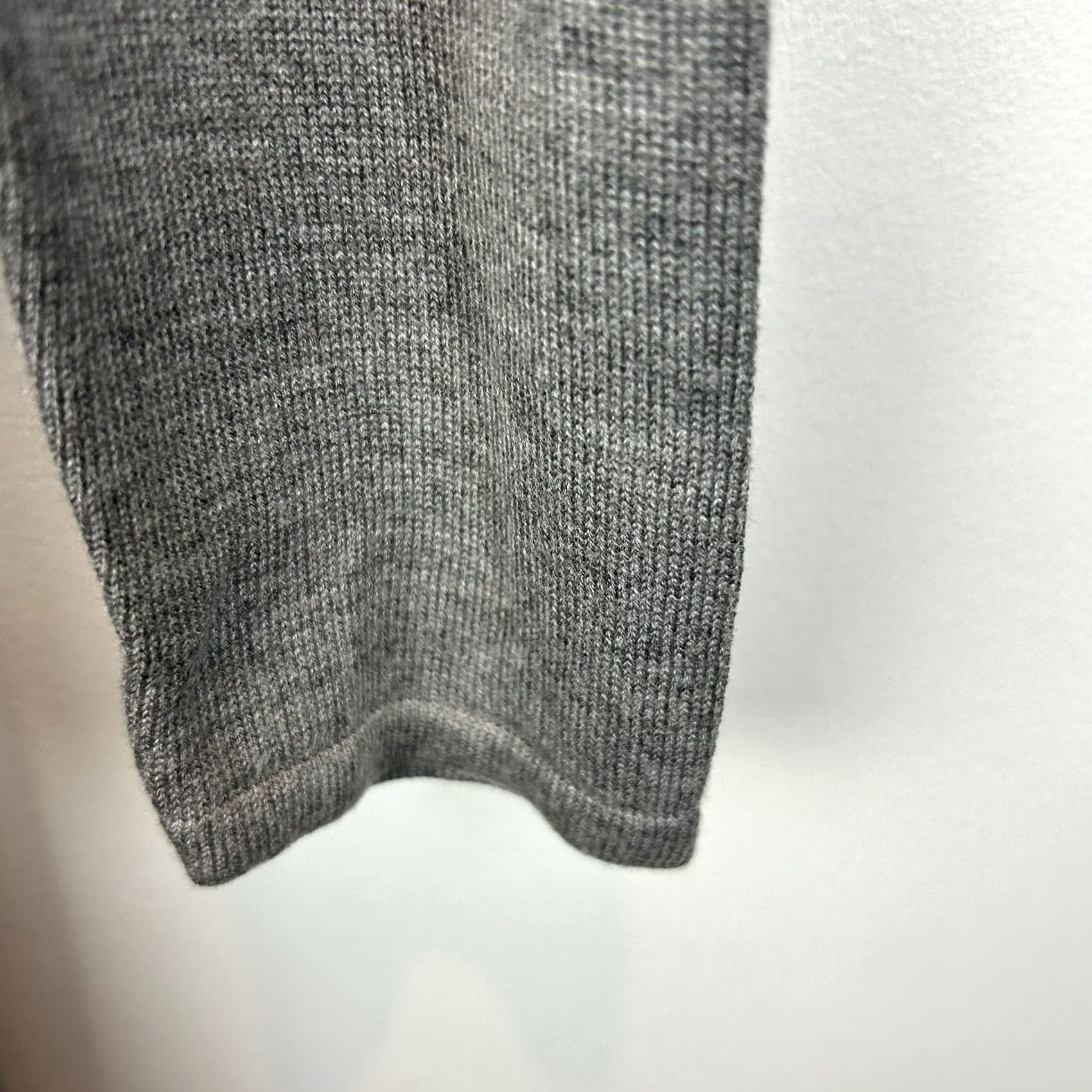 J. Jill J Jill Sweater Dress Tunic Gray Womans S Viscose Wool Blend Top Side Slits Size S / US 4 / IT 40 - 5 Thumbnail