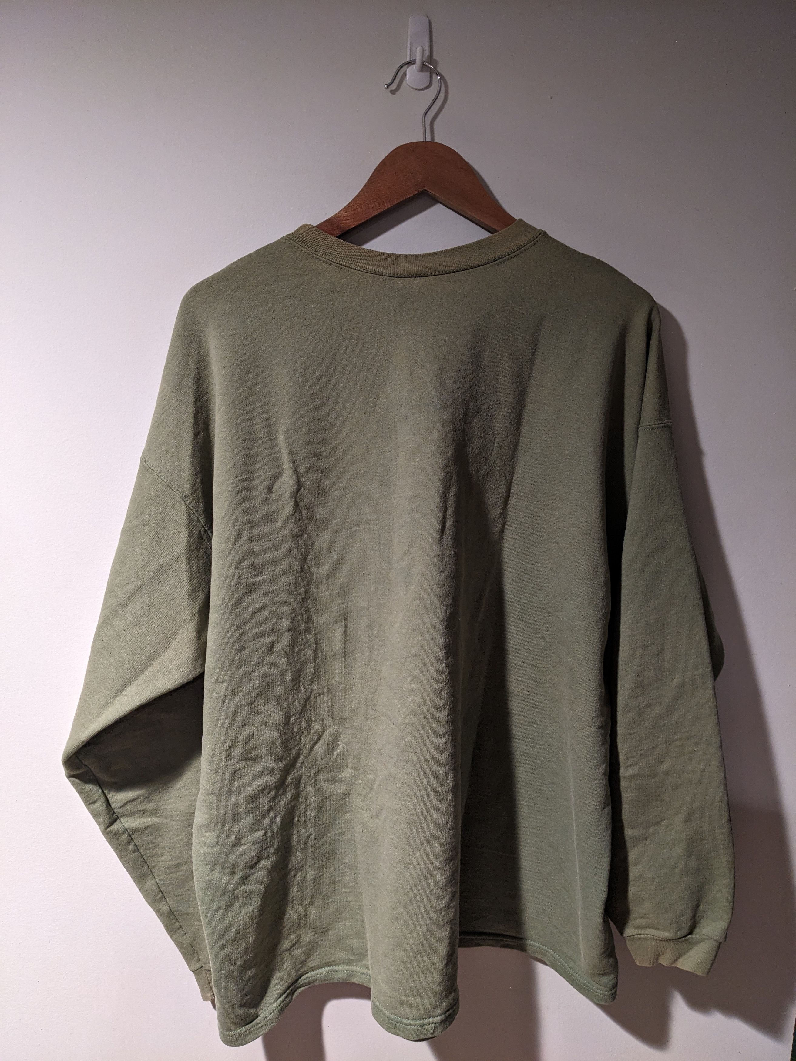 Vintage Vintage Y2K Army Training Green X-Large Sweatshirt Size US XL / EU 56 / 4 - 11 Thumbnail