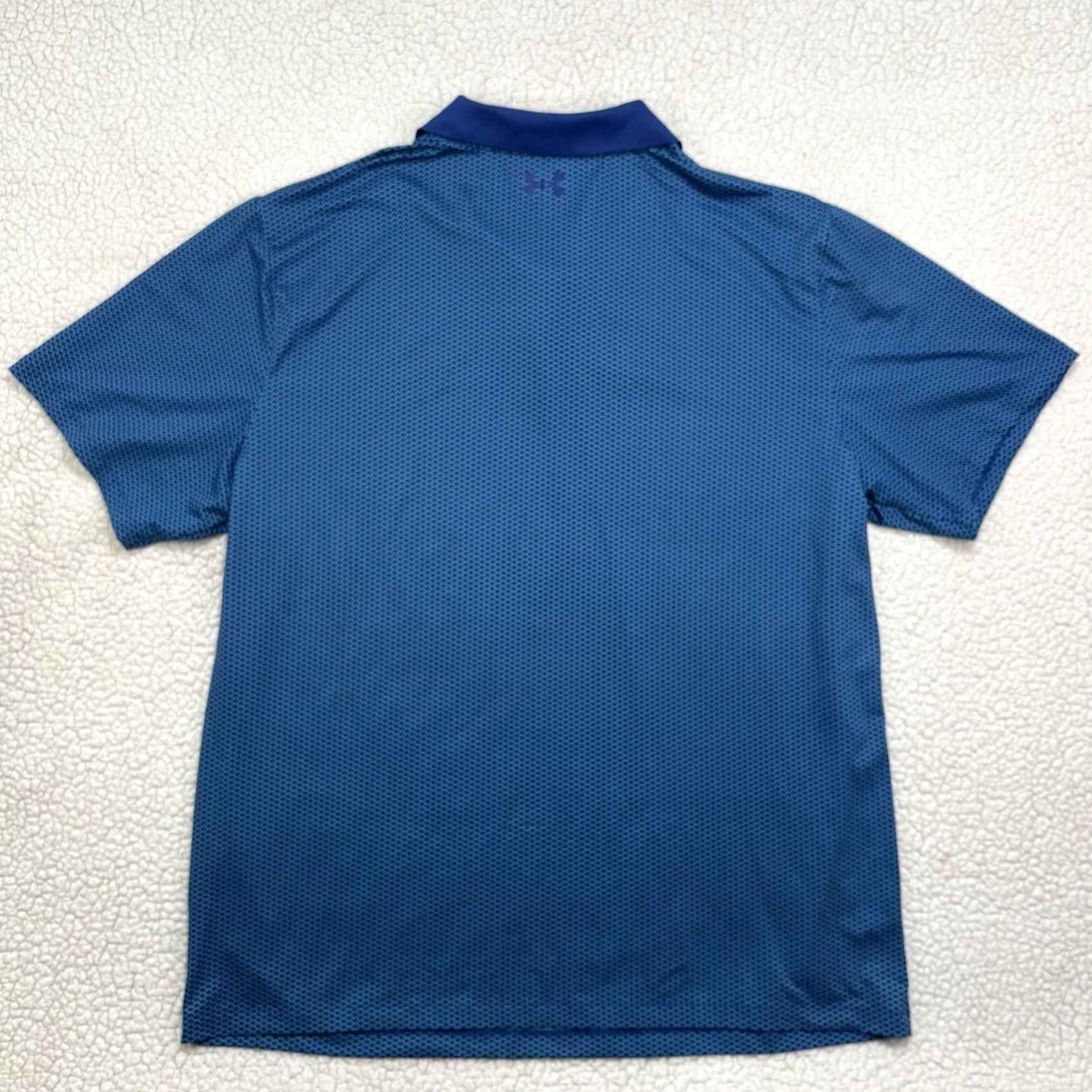 Under Armour Under Armour Performance Polo Men 2XL Blue Dot Print Short Sleeve Golf Shirt Size US XXL / EU 58 / 5 - 4 Thumbnail