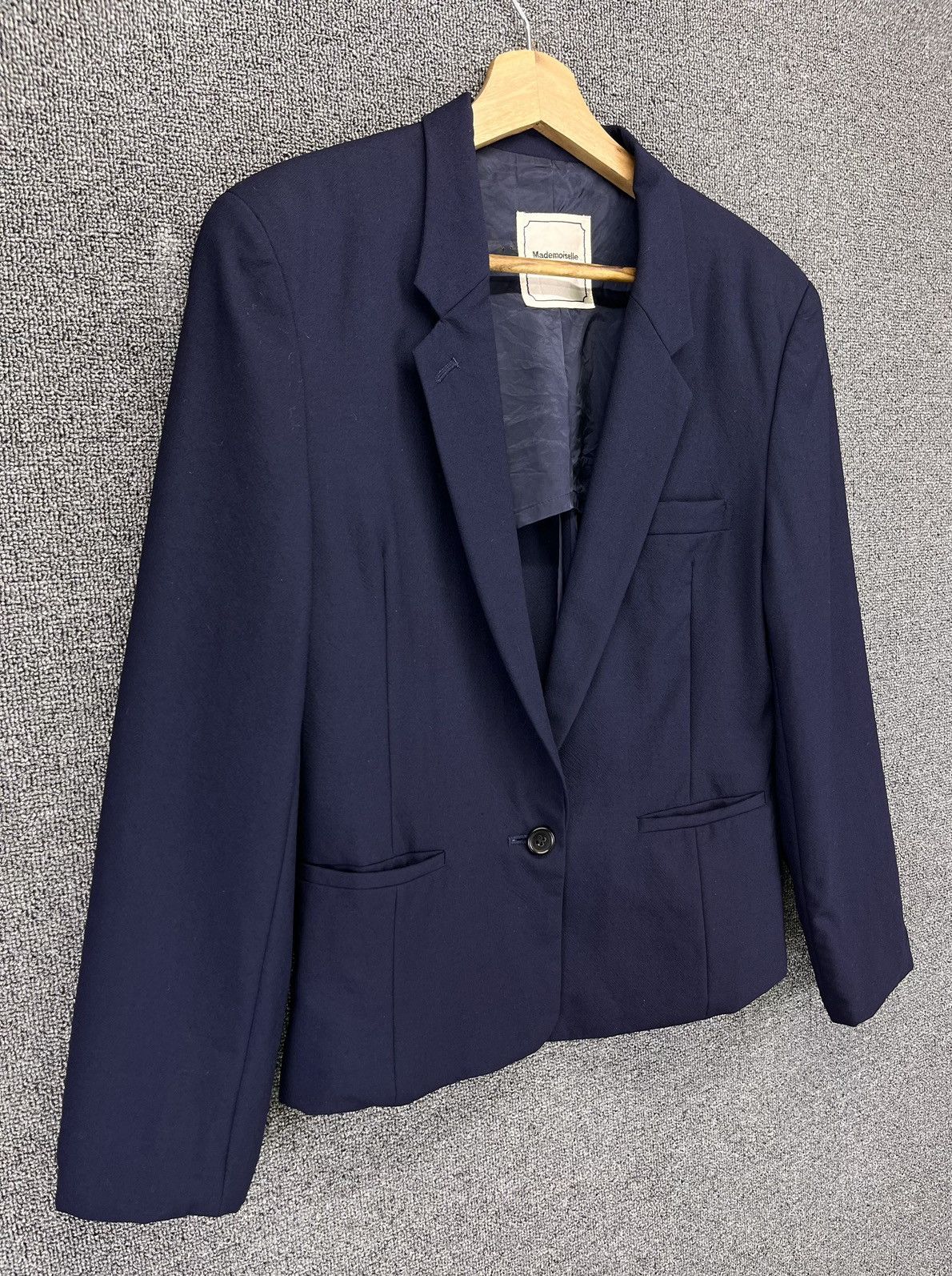 Issey Miyake Issey Miyake X Mademoiselle Non Non Wool Blazer Coat Jacket Size S / US 4 / IT 40 - 2 Thumbnail